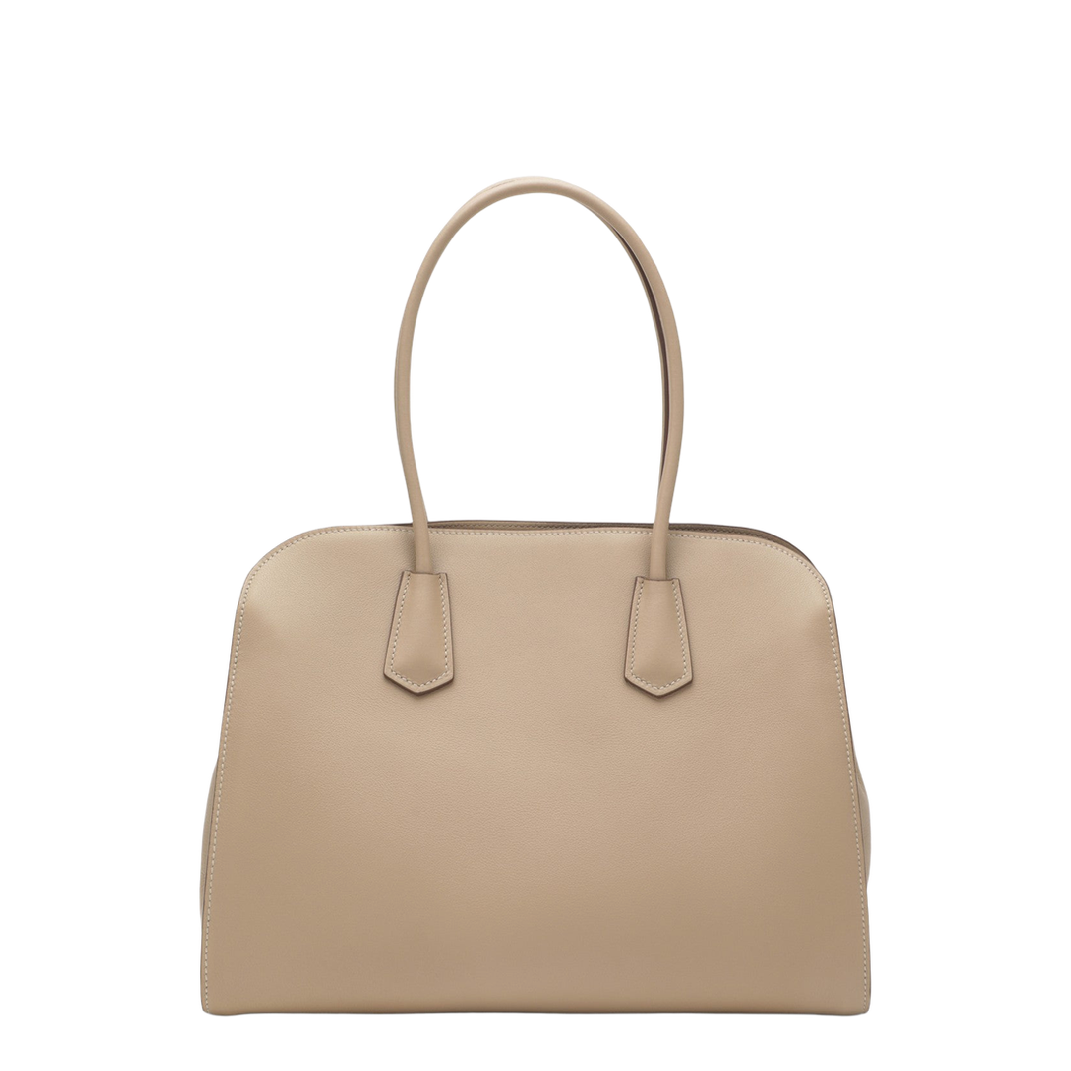 Large Calfskin Tote - Sand/Beige