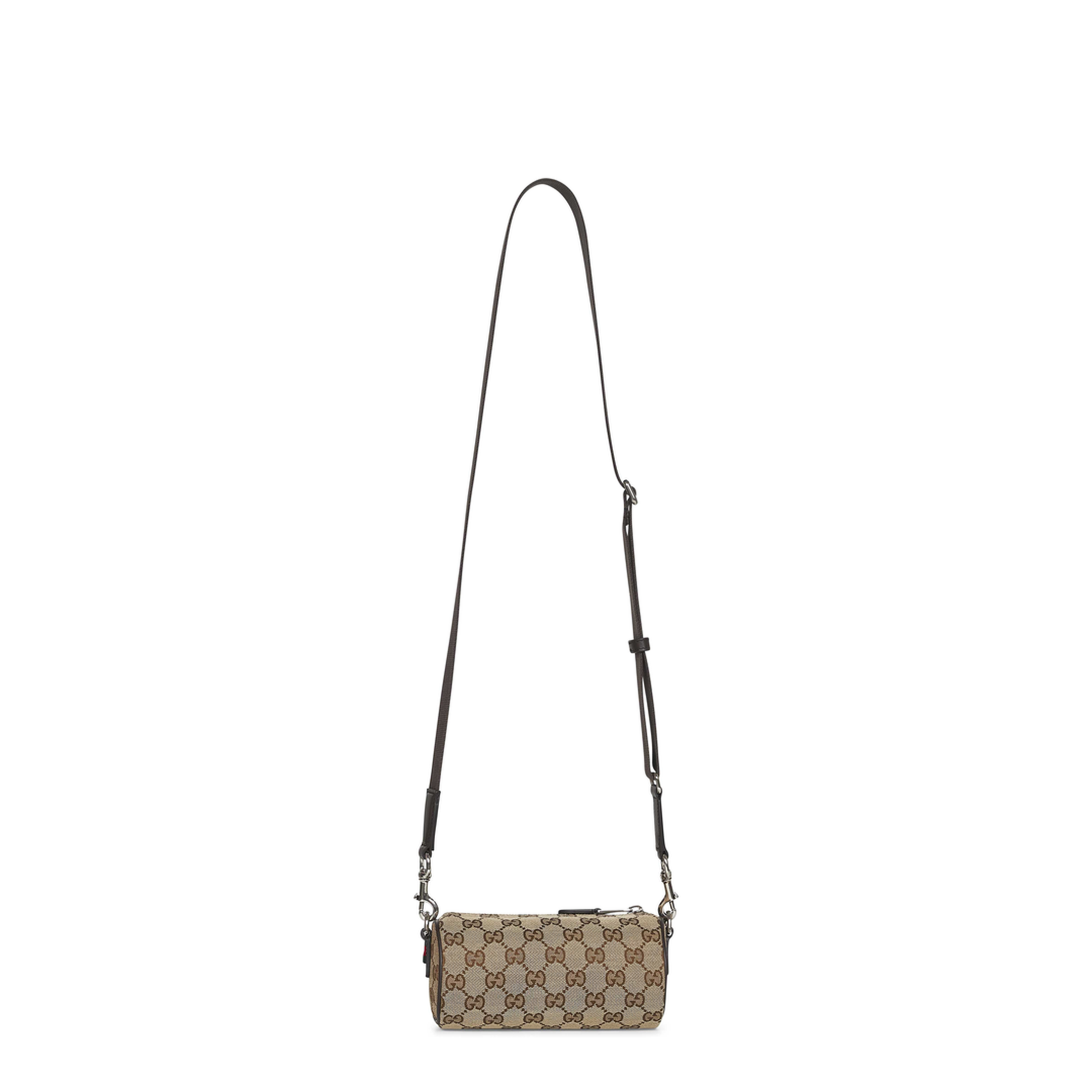 GG Canvas Mini Cylinder Bag