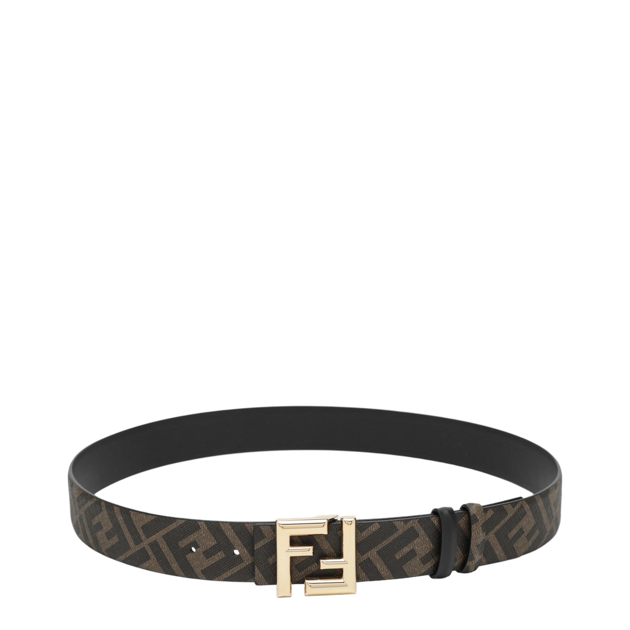 FF Rounded Belt Leather Black