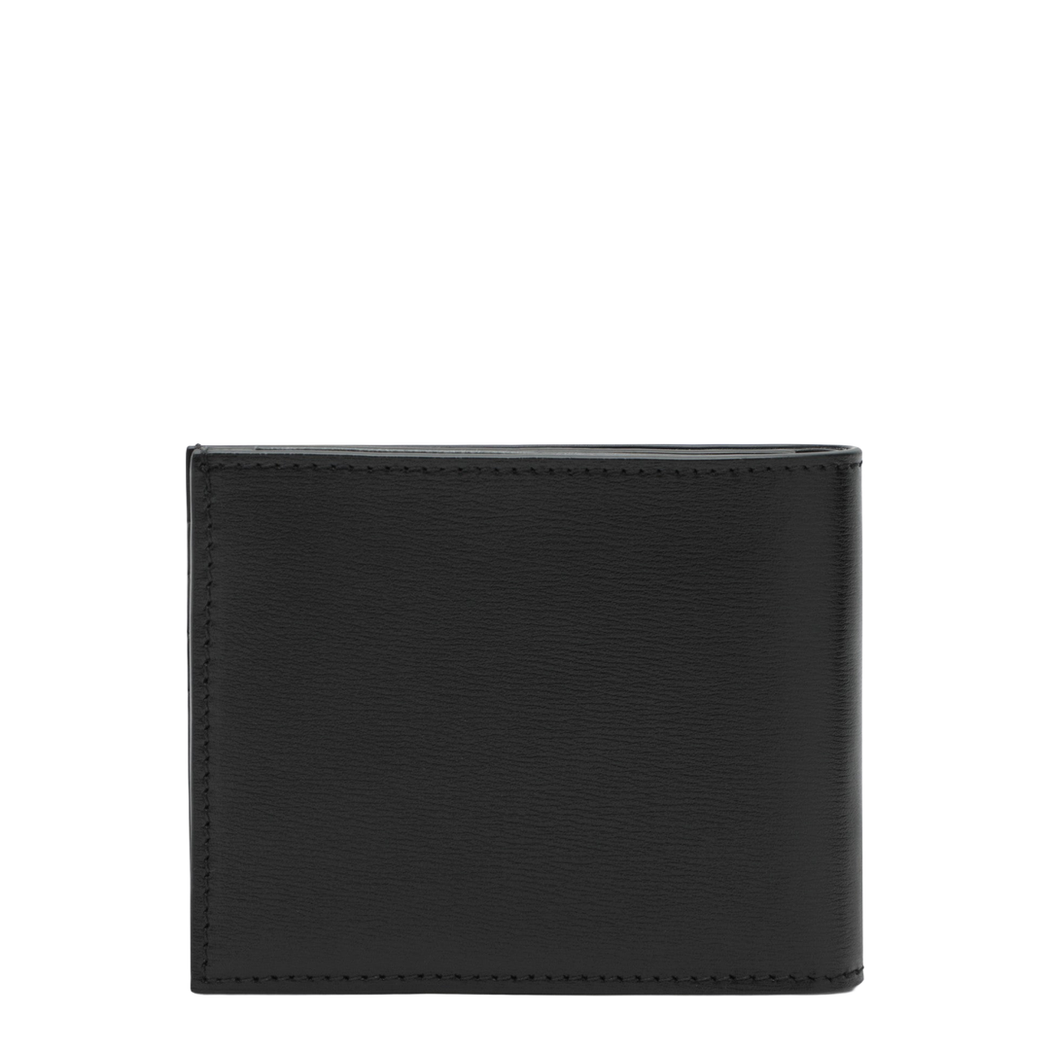 Squared Wallet Leather Black