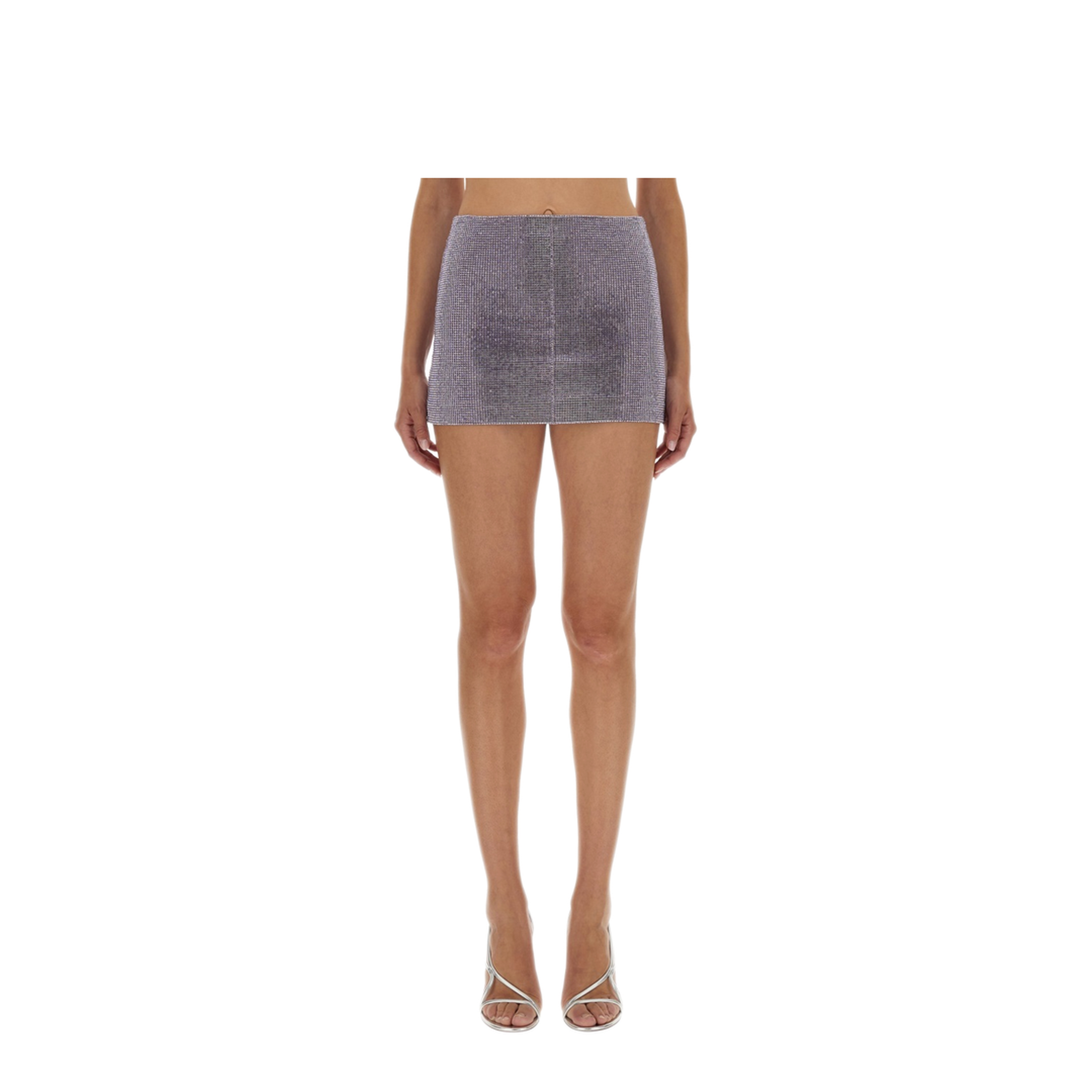 MAYFEYR - Self Portrait - Metal Mesh Skirt - PF25023SKLLILAC