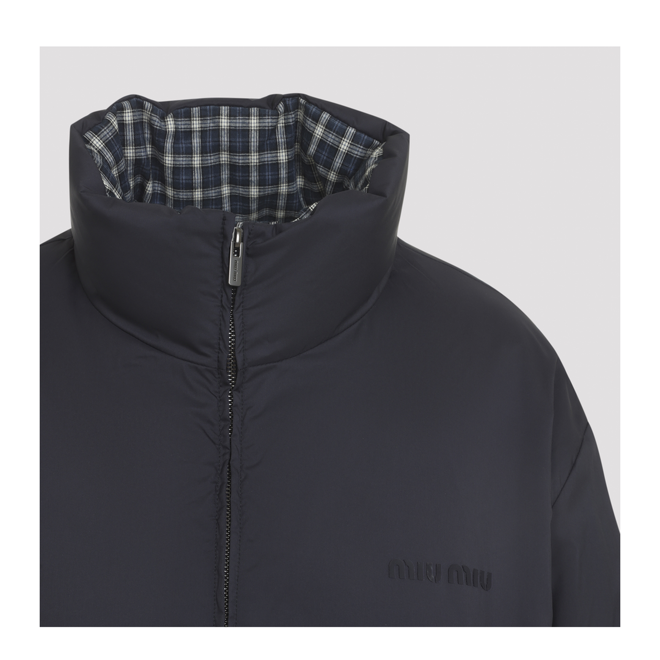 MAYFEYR - Miu Miu - Reversible Checked Down Jacket - ML1550SOOO6060