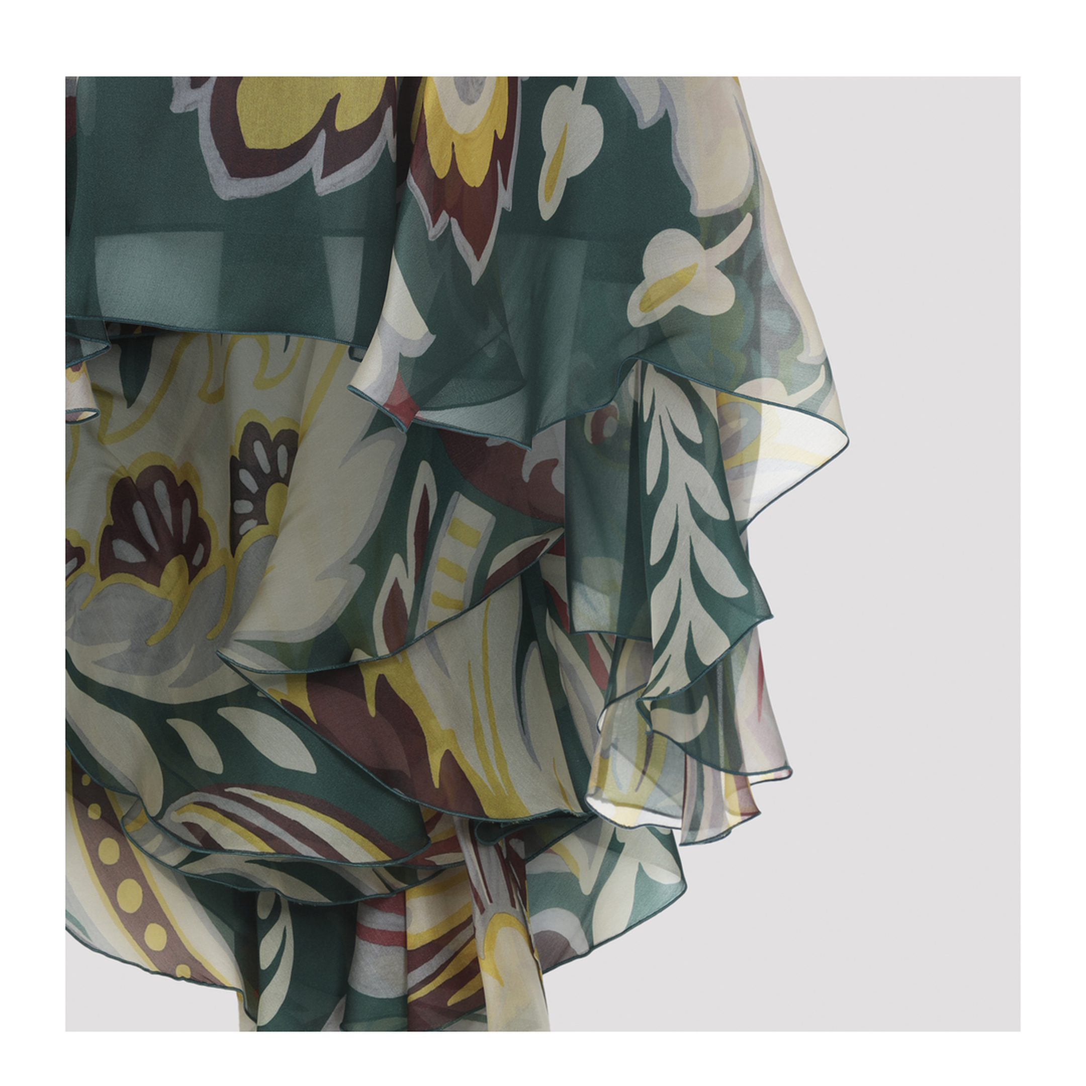 MAYFEYR - Etro - Asymmetric Mini Skirt - WRFA017199SP1I8