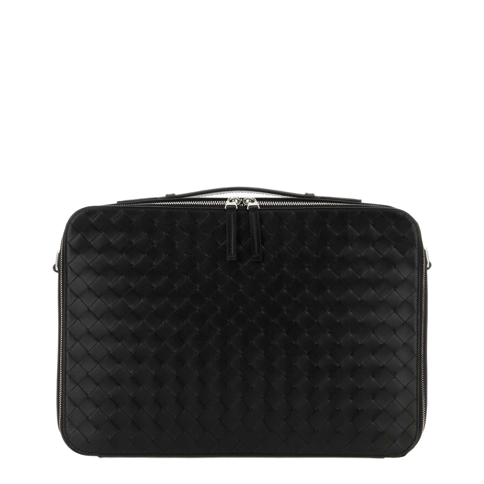 Bottega Veneta Getaway Slim Leather Briefcase - Black – MAYFEYR