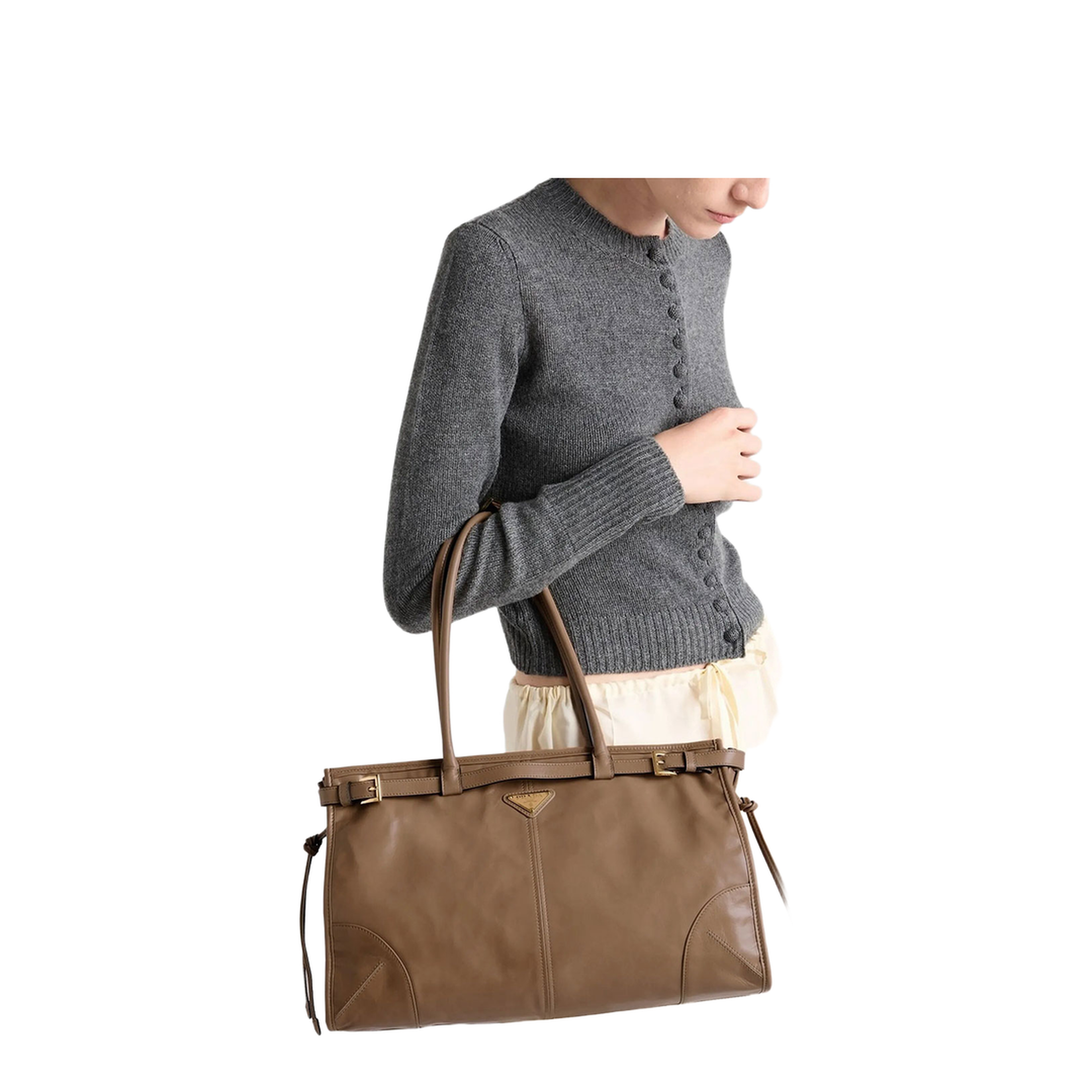 MAYFEYR - Prada - Large Leather Handbag - 1BA433VMOO2CYR