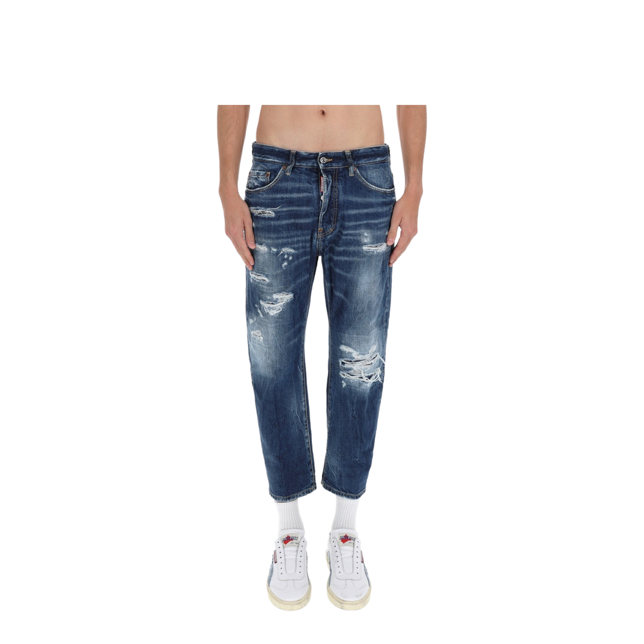 MAYFEYR - Dsquared2 - Jeans With "Destroyed" Details - S74LB1839D30011470