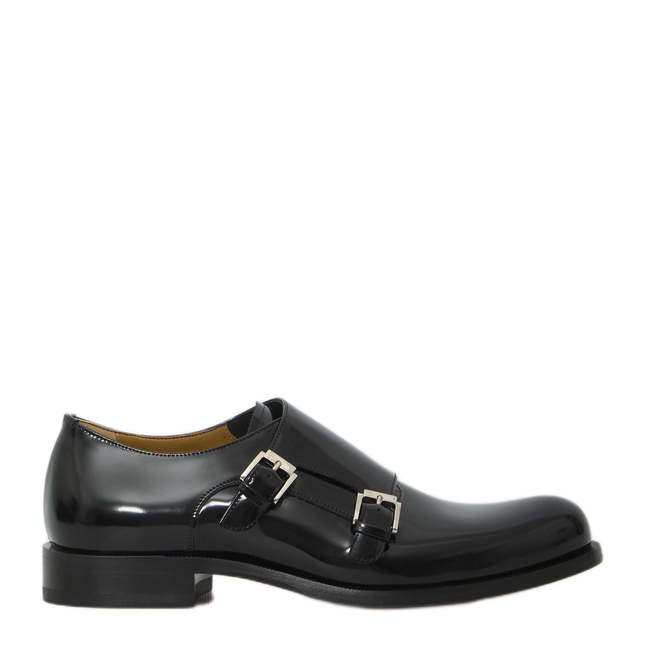 MAYFEYR - Christian Louboutin - Moustachou Monk Lace-Up Shoes - 3260268BK01