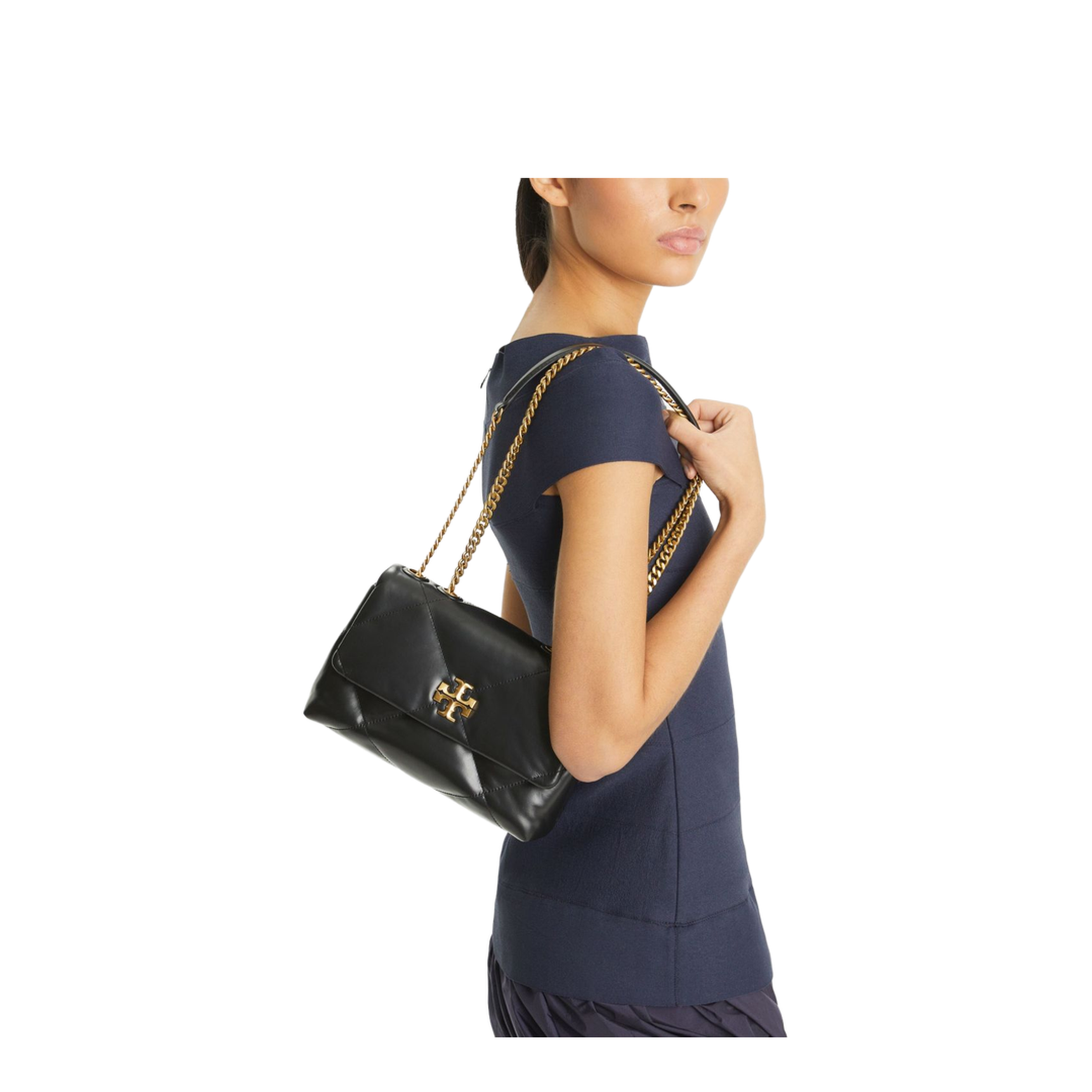 Small Kira Diamond Quilt Convertible Shoulder Bag