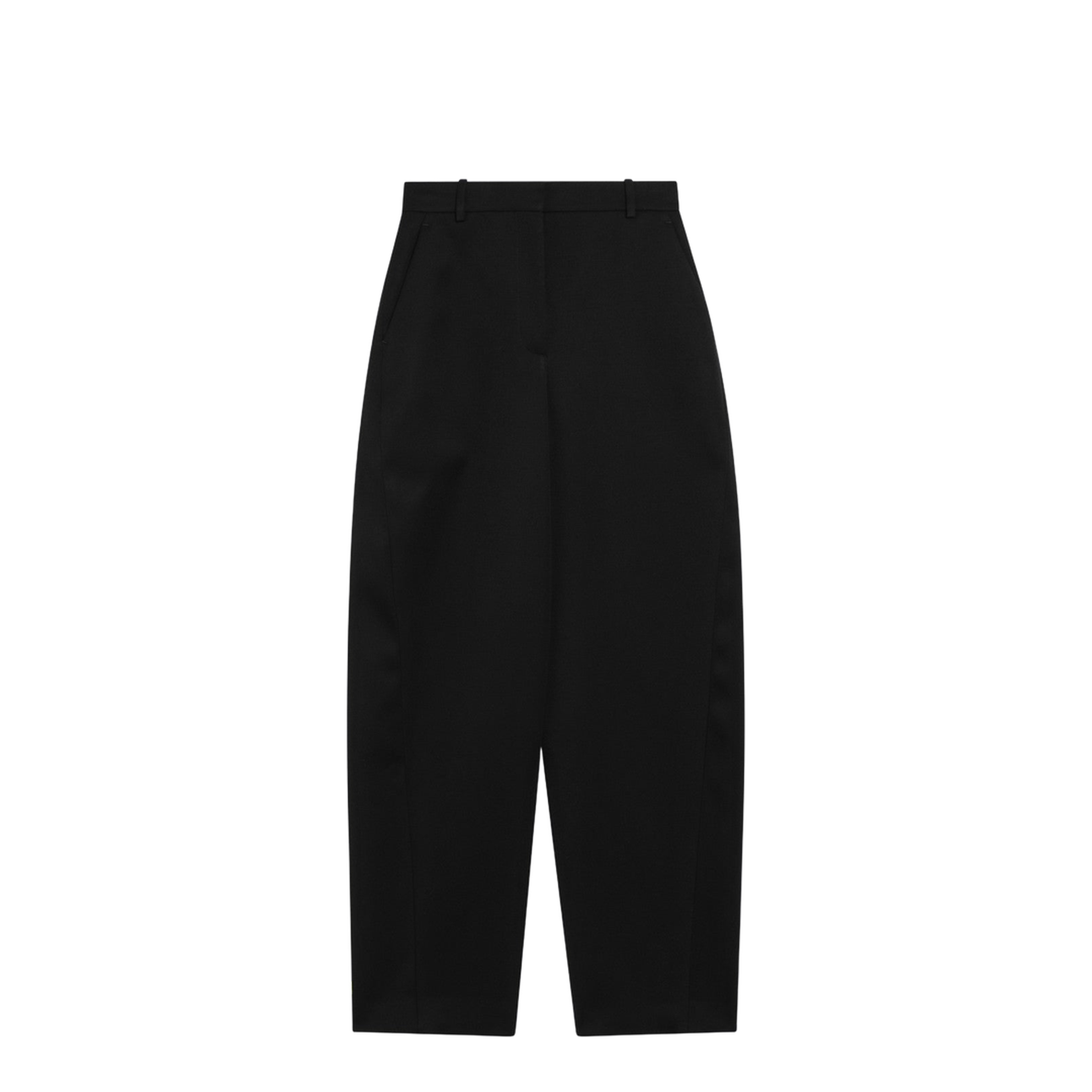 High Waist Wool Trousers