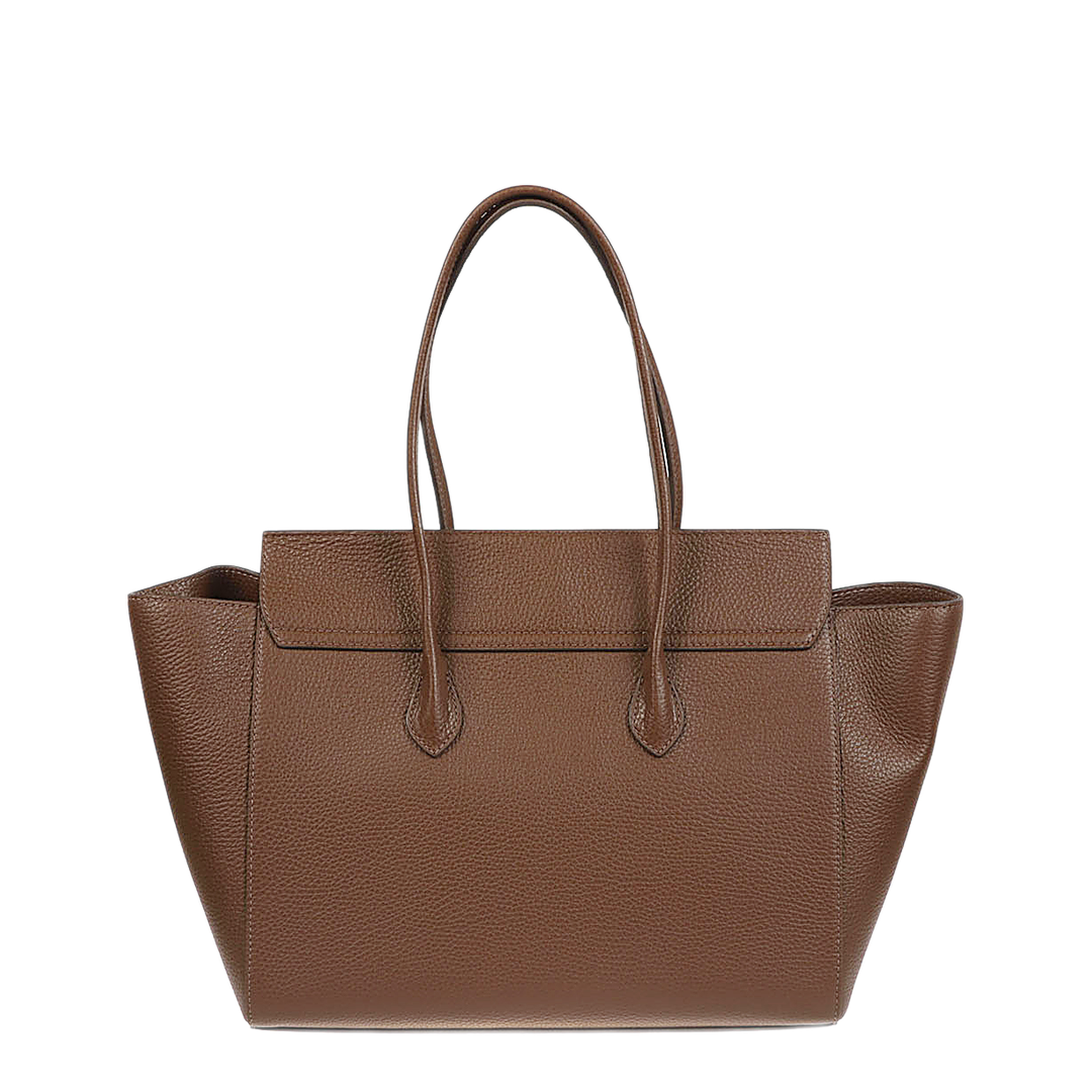 MAYFEYR - ROUNN - Brown Leather Tote Bag - FELICEFLAP31PECAN