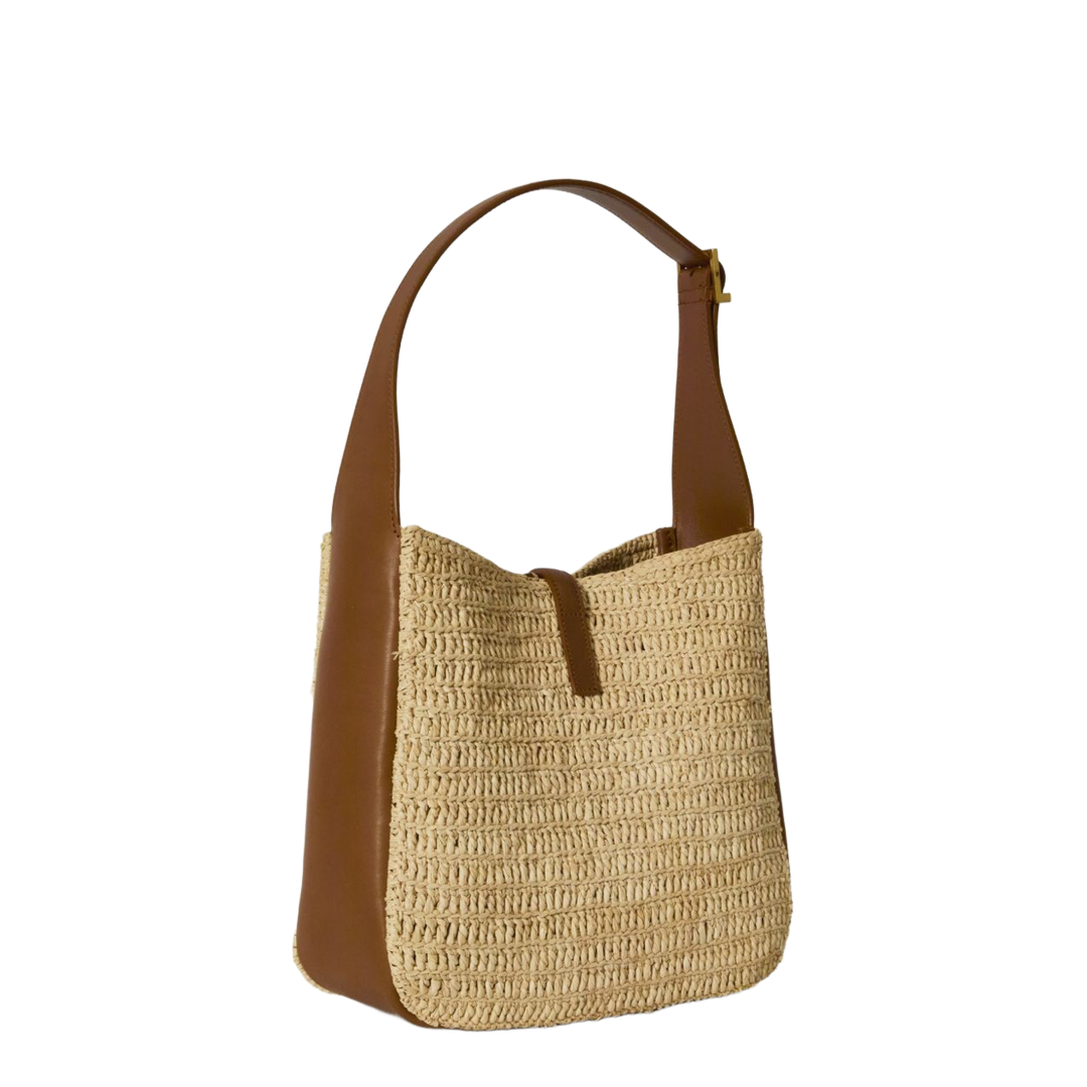 LE 5 À 7 Supple Small In Raffia And Leather
