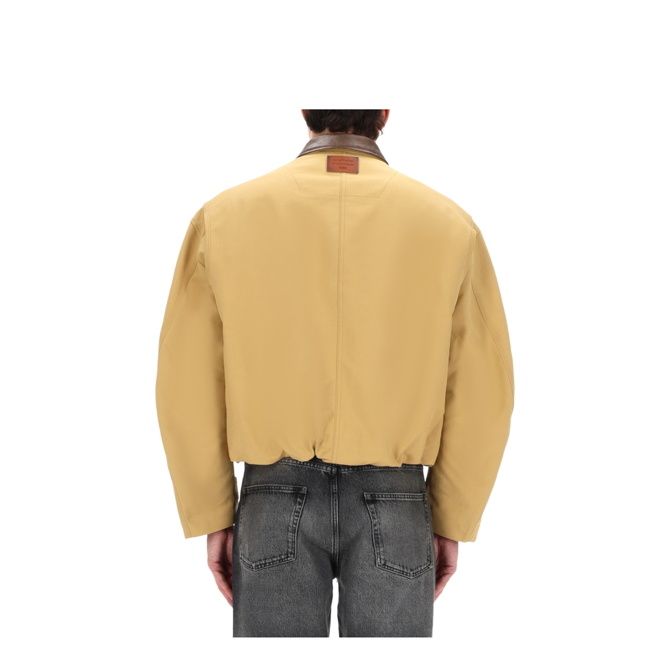 Jacket with Contrasting Collar