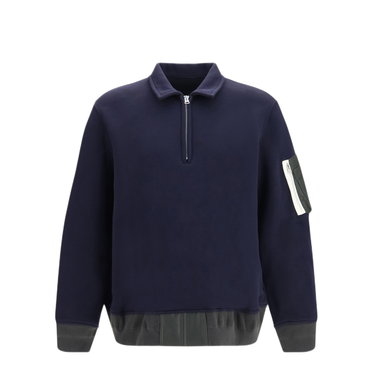 MAYFEYR - Sacai - Terry Cloth Zip Polo - 2604138M233