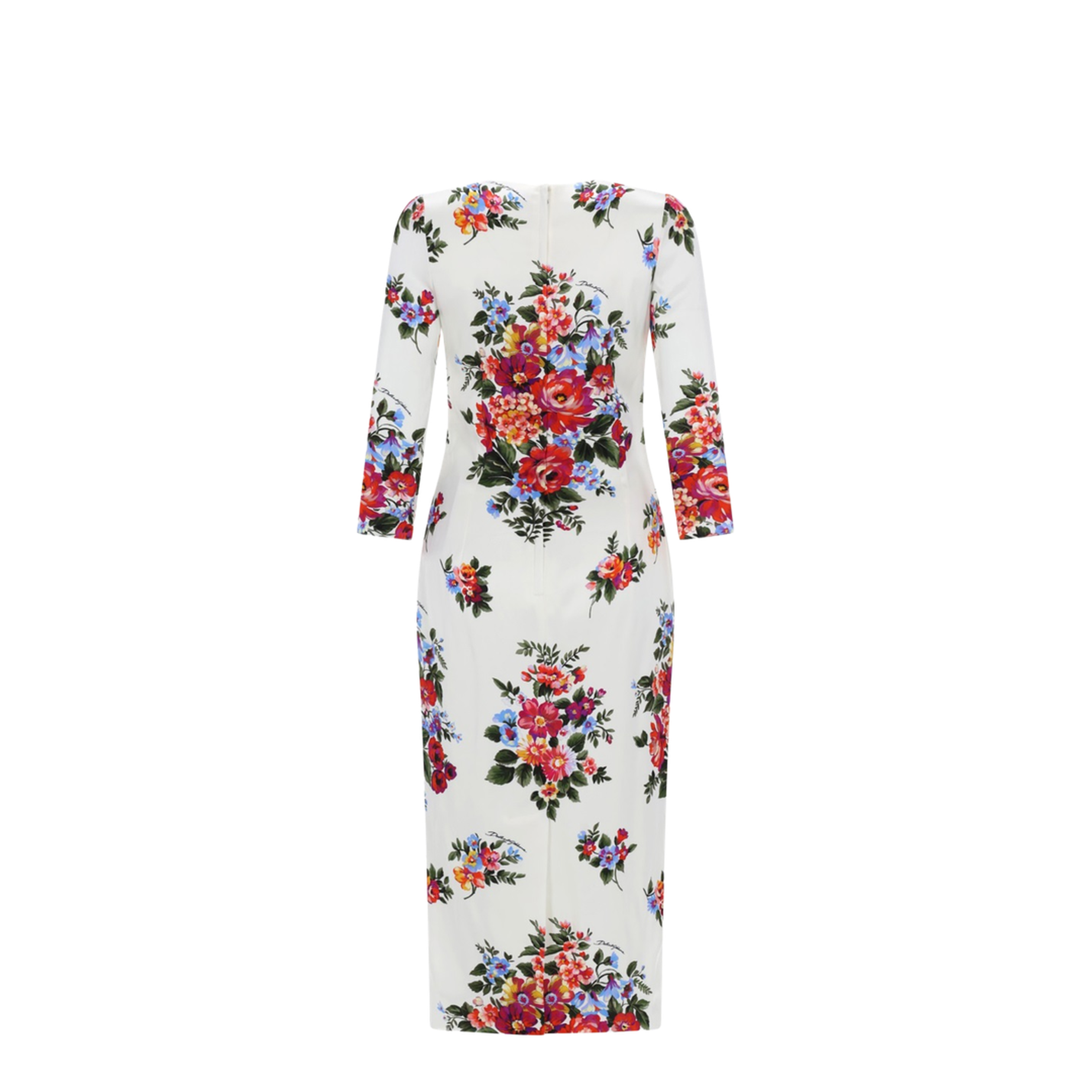 MIDI DRESS WITH FLORAL PRINT