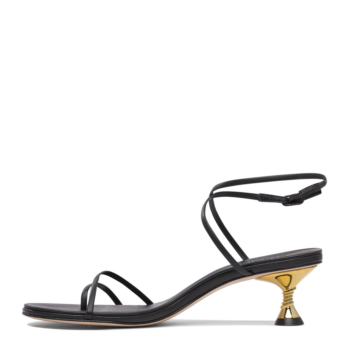 MAYFEYR - Studio Amelia - Helix 50Mm Heeled Sandals - F850CFSHELIX50BLK