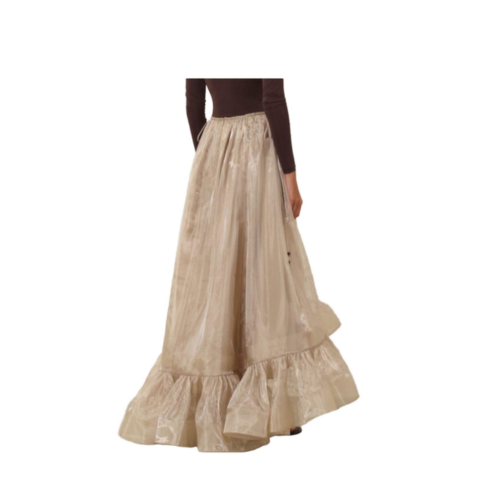 Gold Dawning Maxi Skirt