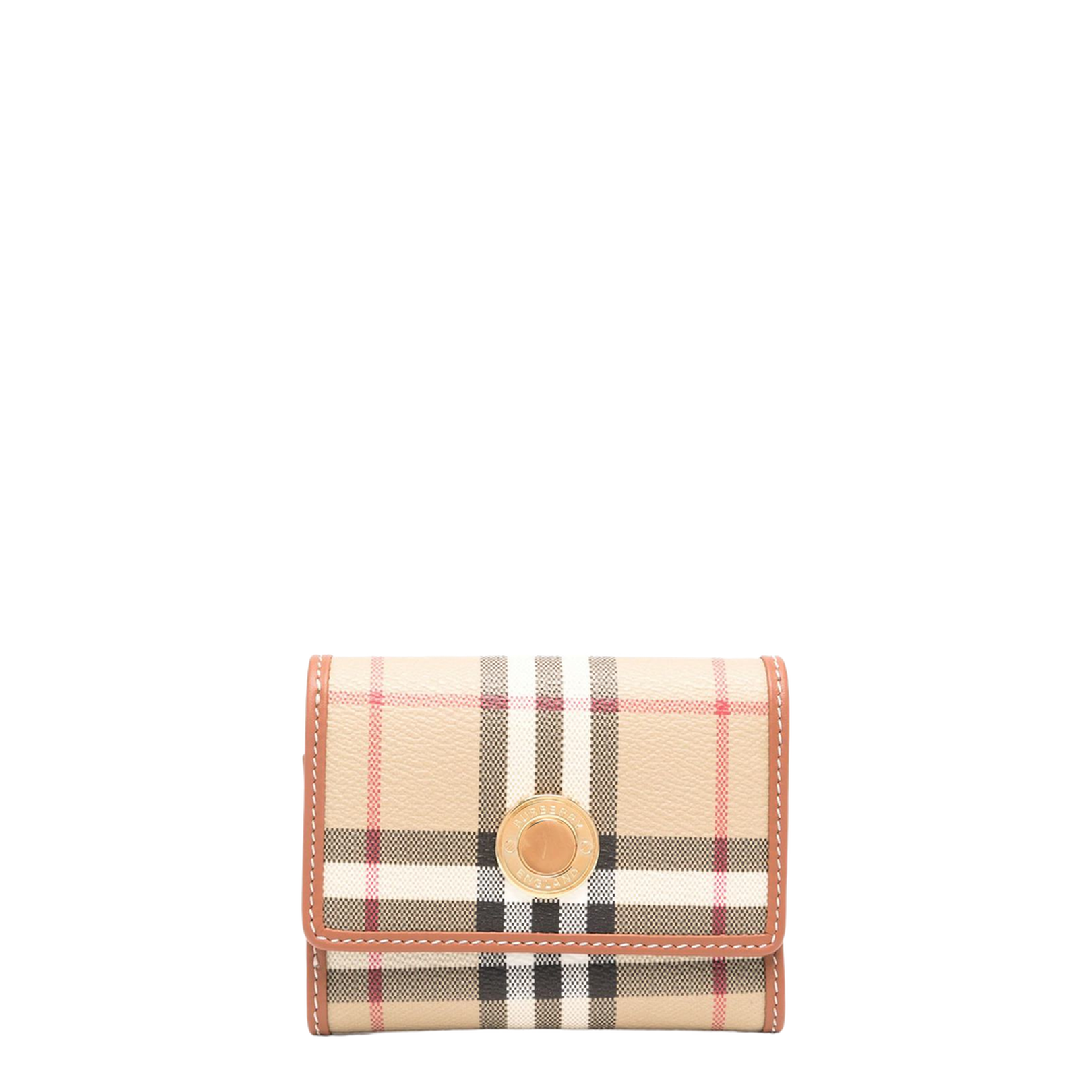 Vintage Check Tri-Fold Wallet