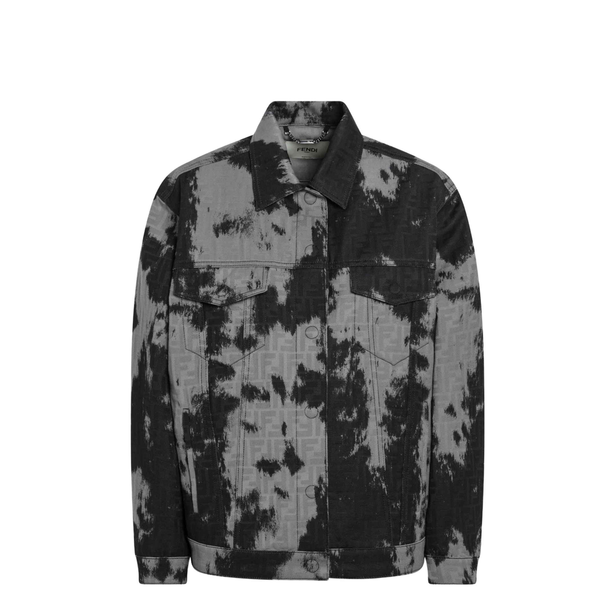 Black Animalier Denim Jacket