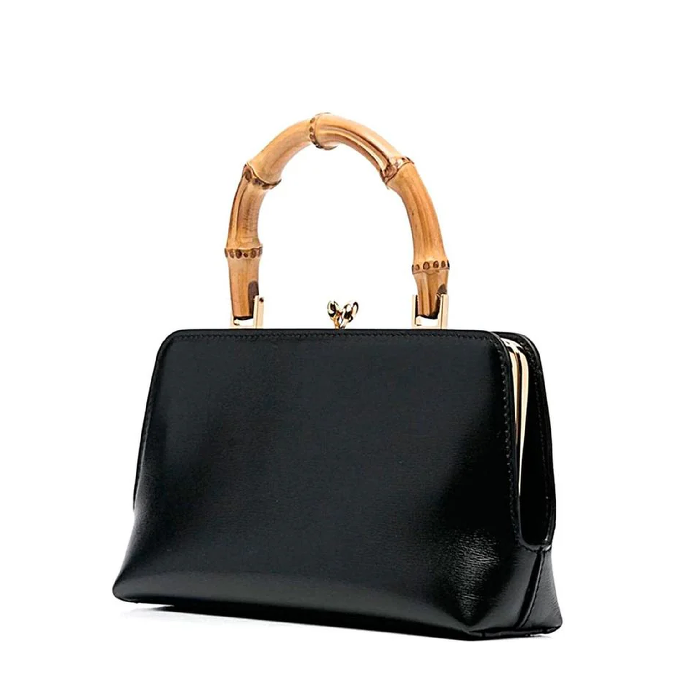 Goji Bamboo Mini Handbag Black