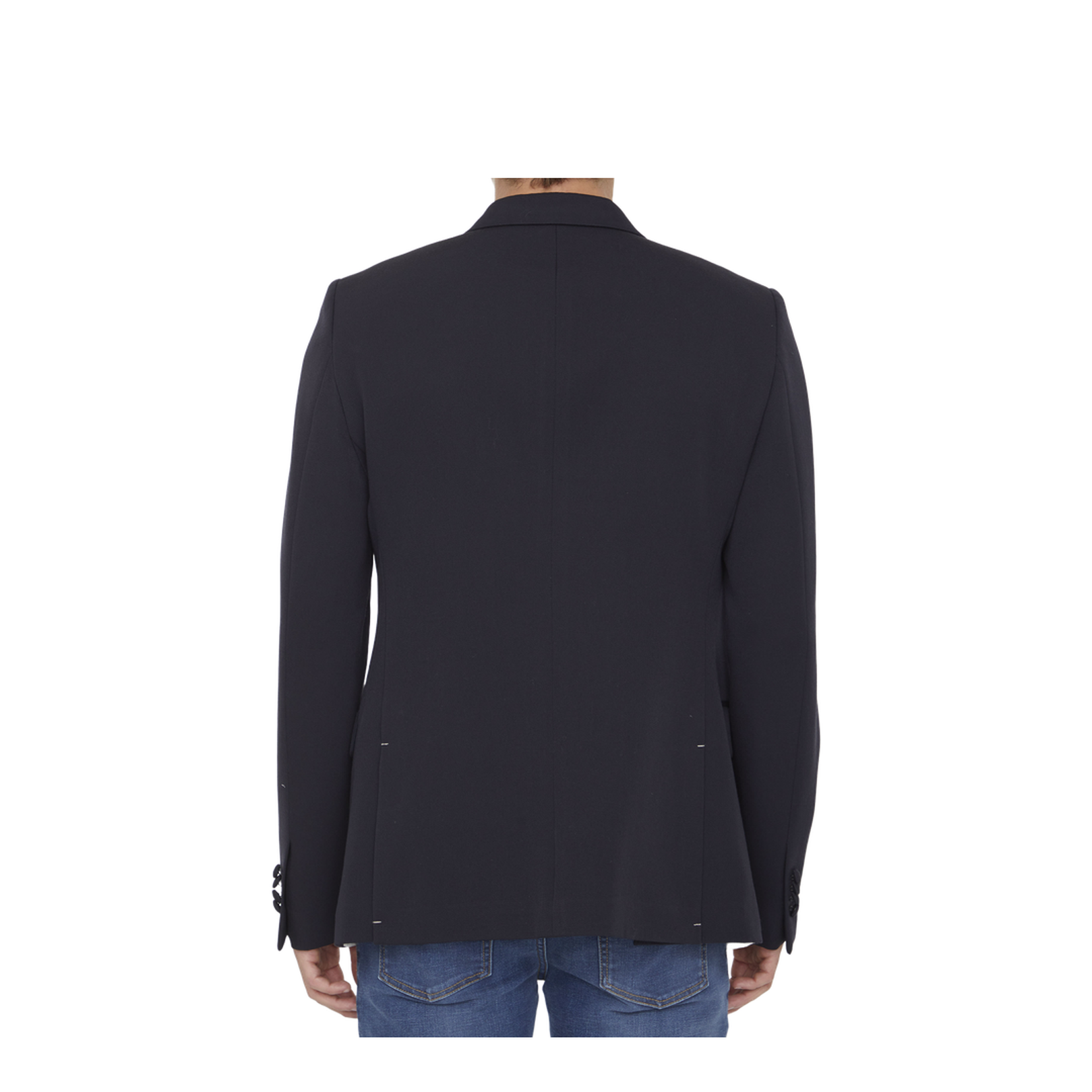 Midnight Blue Wool Blazer