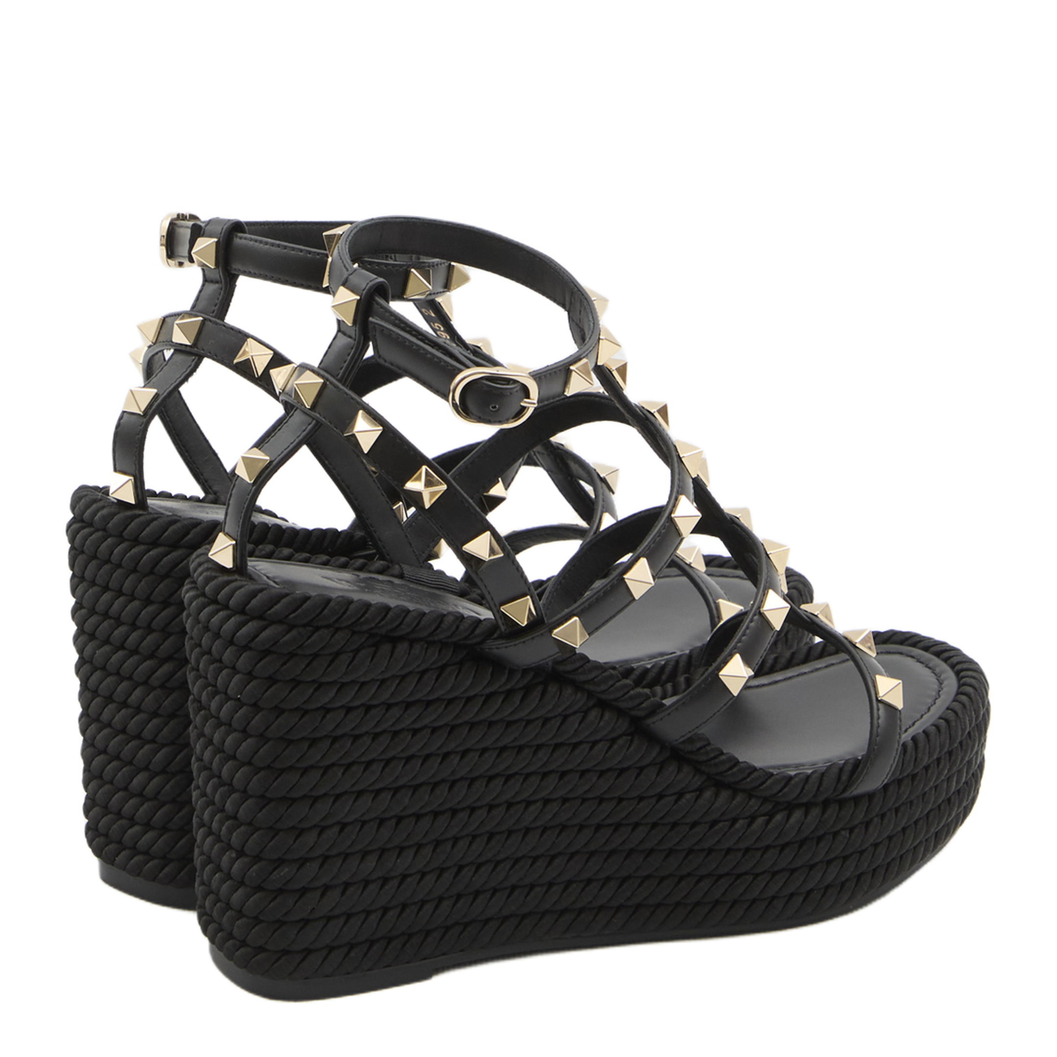 Rockstud Wedge Sandal