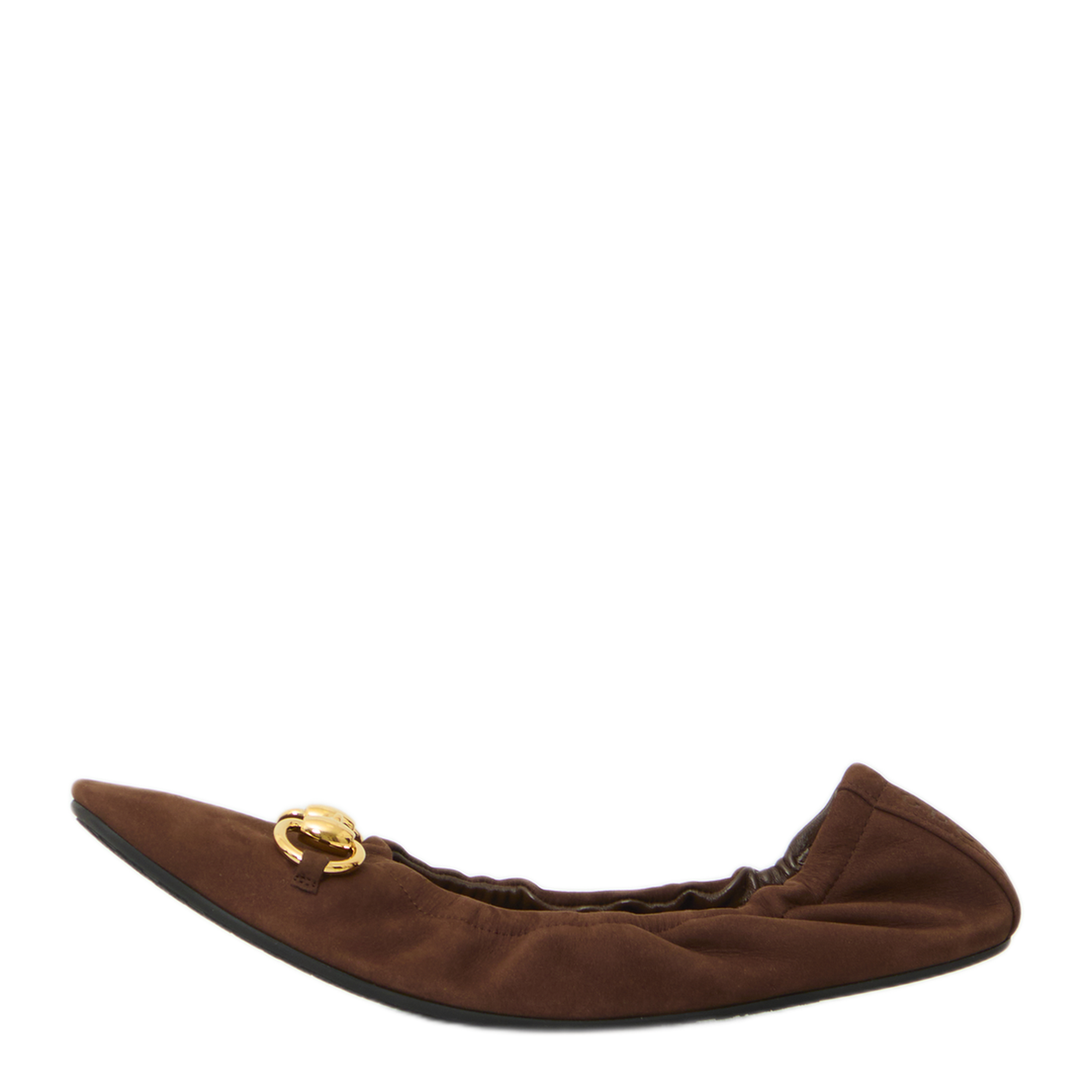 MAYFEYR - Gucci - Prima Ballerina Flat In Suede - 875323AAEQY2021