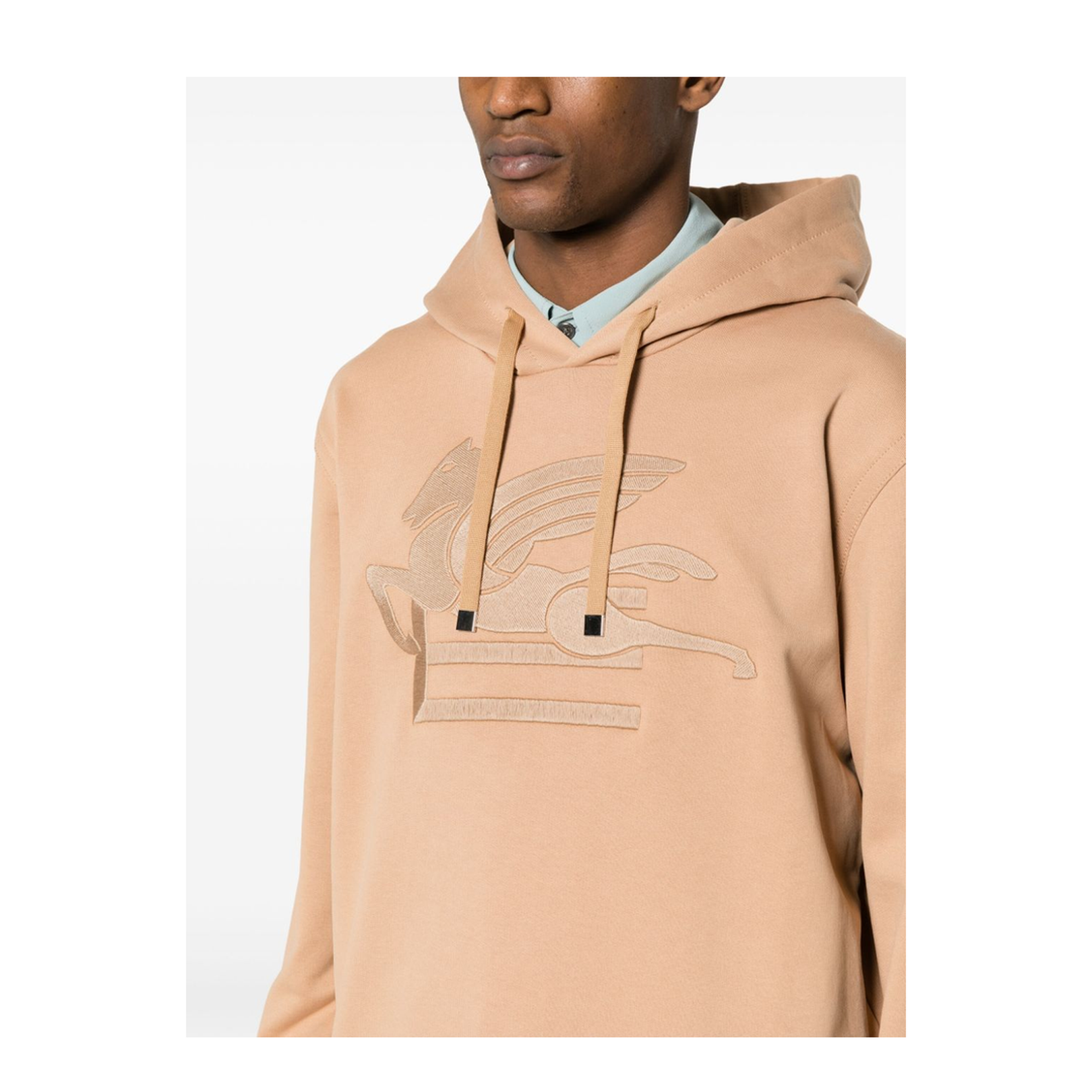 Long-sleeved Drawstring Hoodie