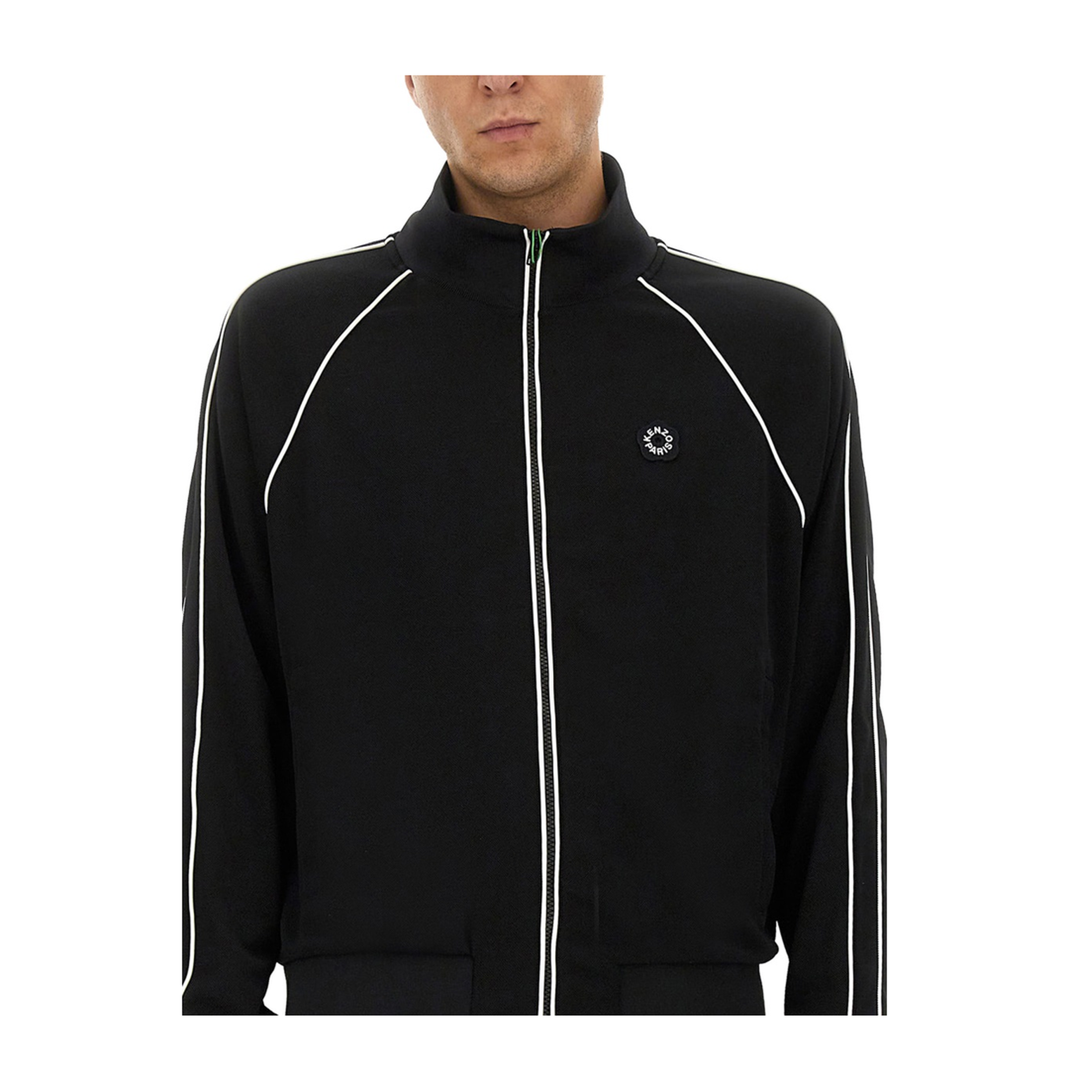 Zippered Track Sweatshirt
