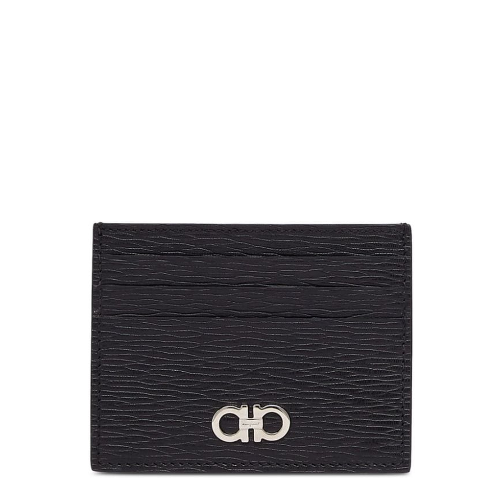 Gancini Leather Credit Card Case