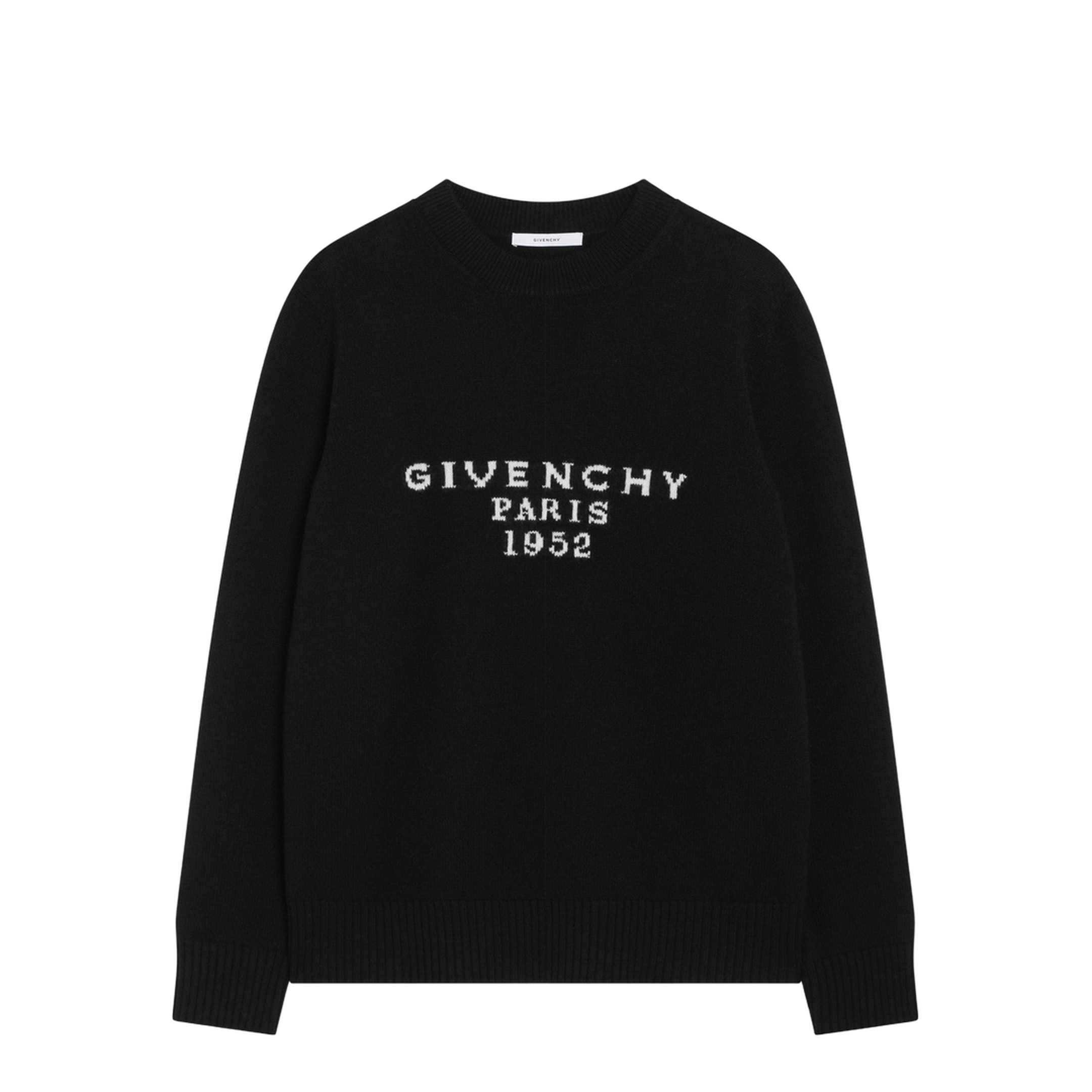 Black Wool and Cashmere Sweater