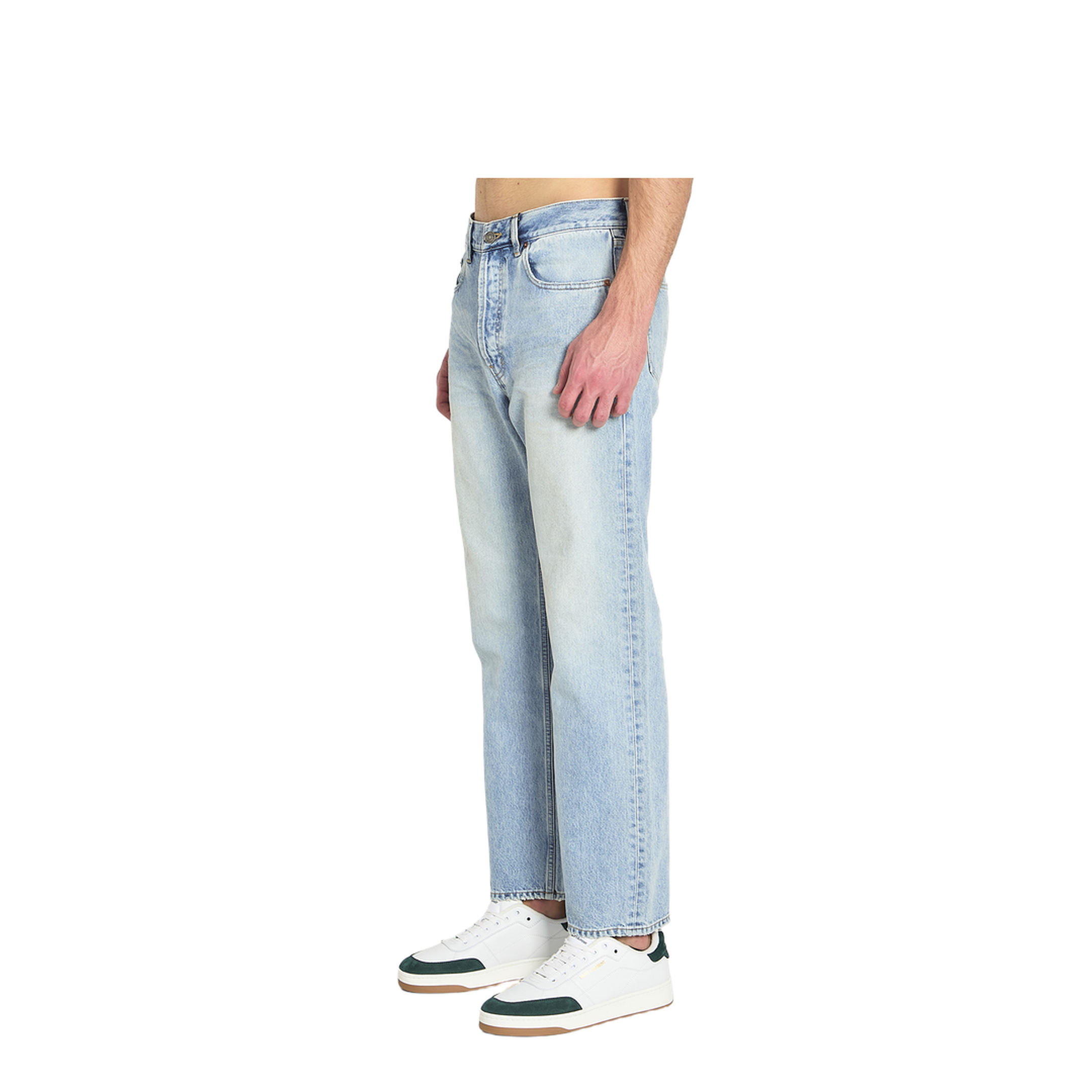 Loose Straight Denim Pants