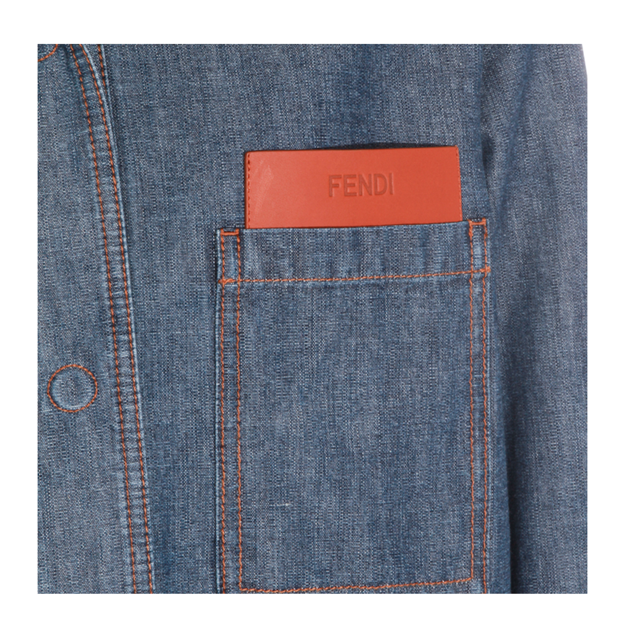 MAYFEYR - Fendi - Denim Blue Jacket - FLF861AW8HF0QB0