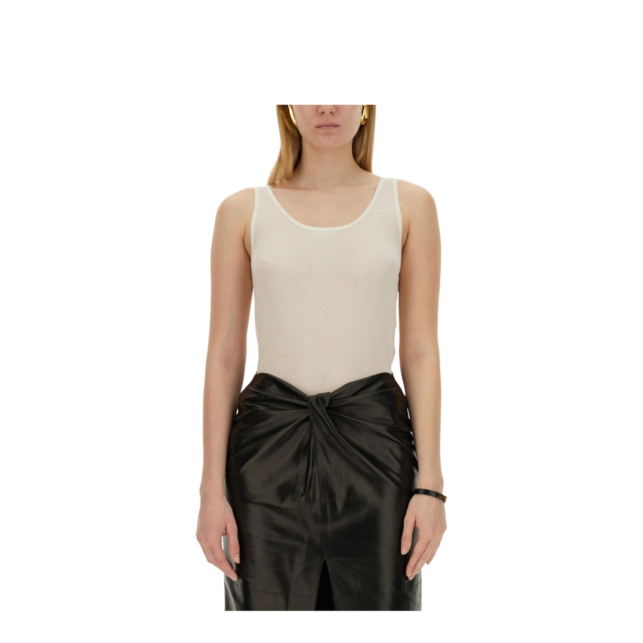 Round Neckline Tank Top