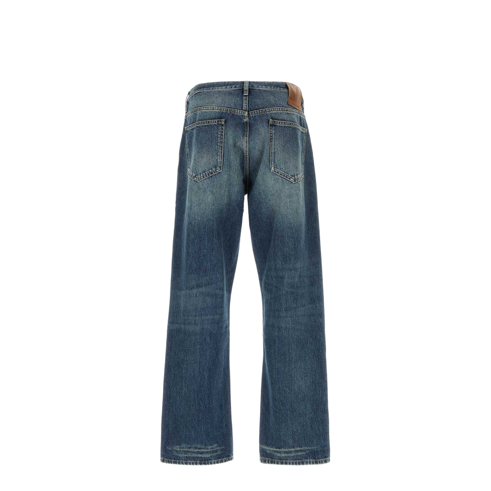 Stonewashed Denim Jeans