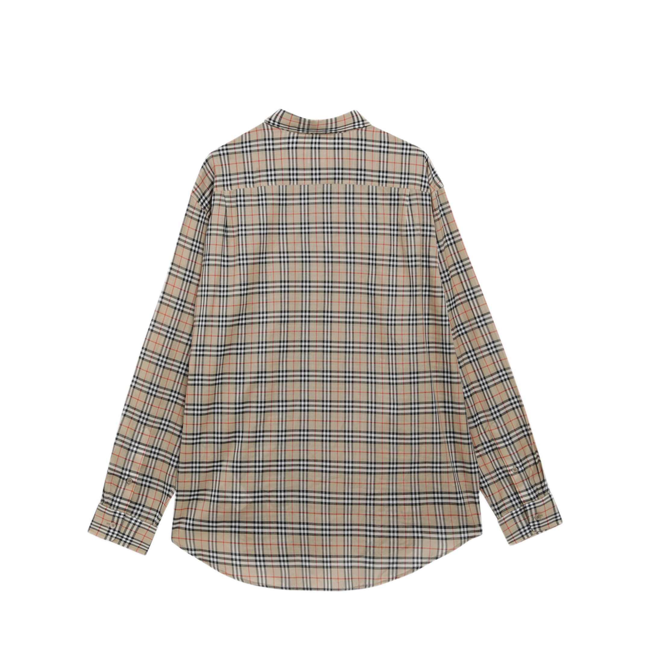 MAYFEYR - Burberry - Beige Check Cotton Shirt - 8130238175574B9368