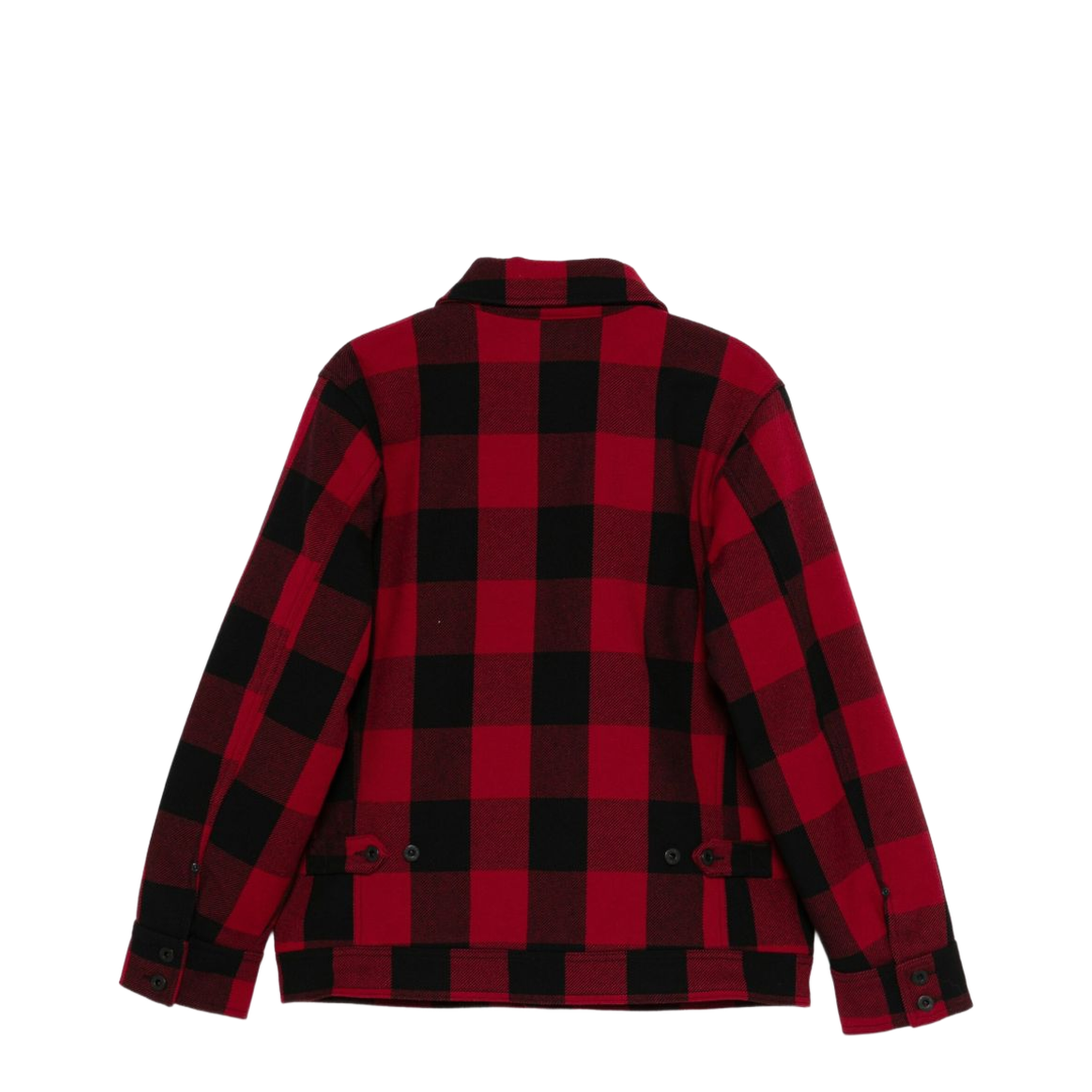 Wool Jacket - Red Check Pattern