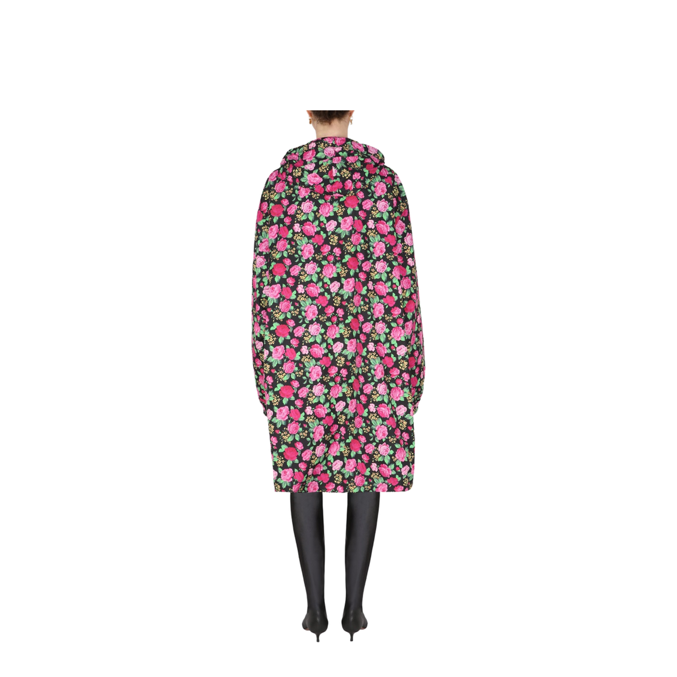 Coat with Floral Pattern