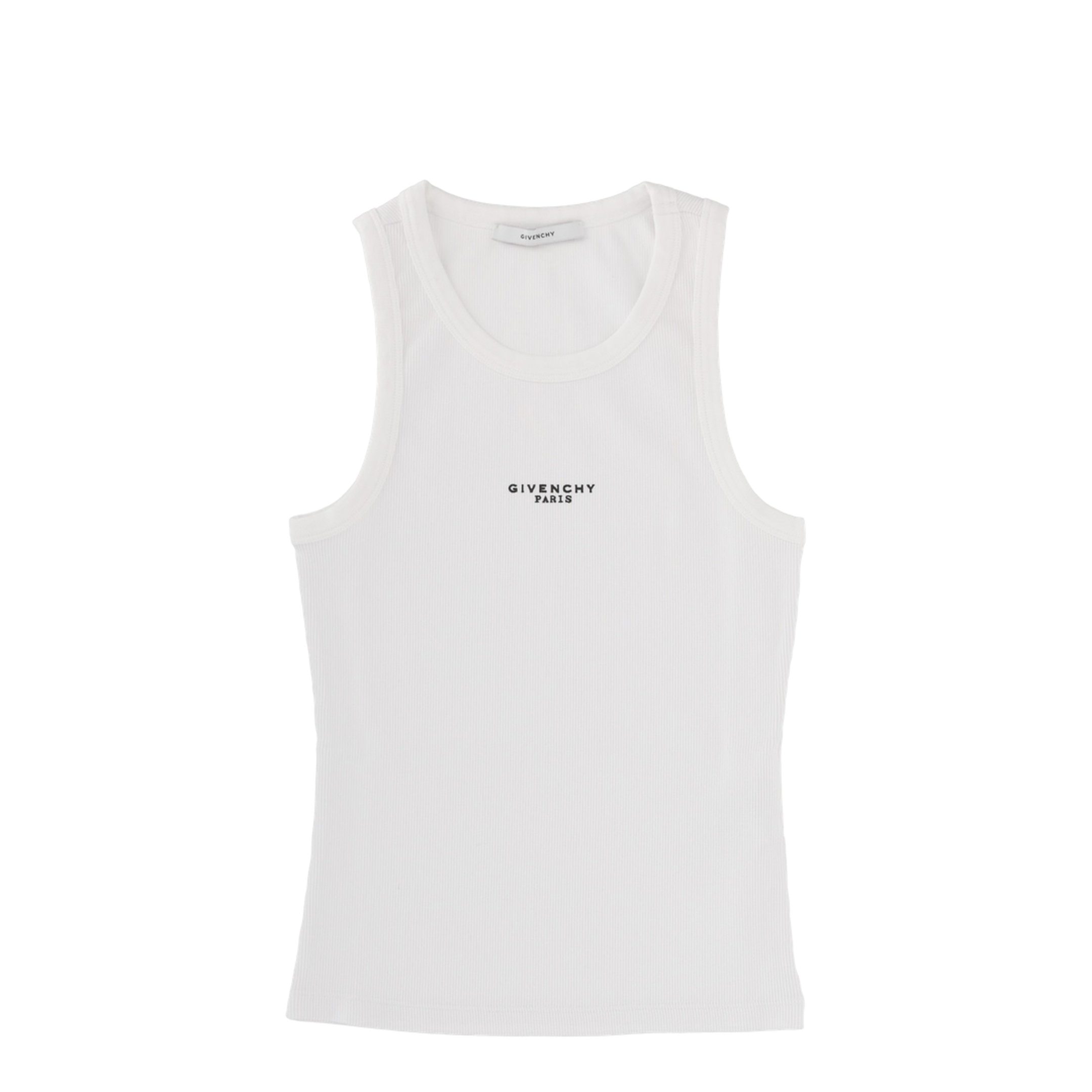 Logo Ribbed Tank Top