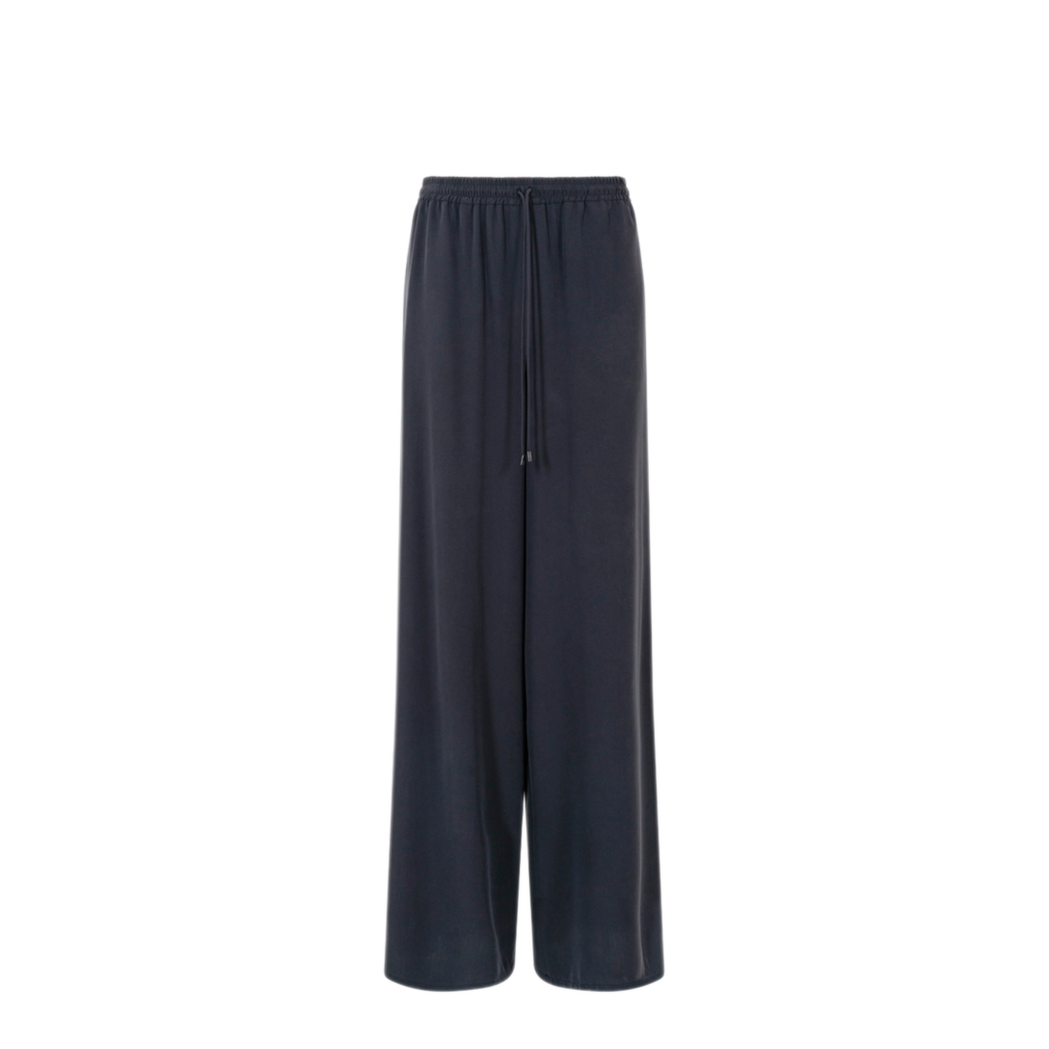 MAYFEYR - - Wide-Fit Washed Silk Trousers - MXMGENERO010