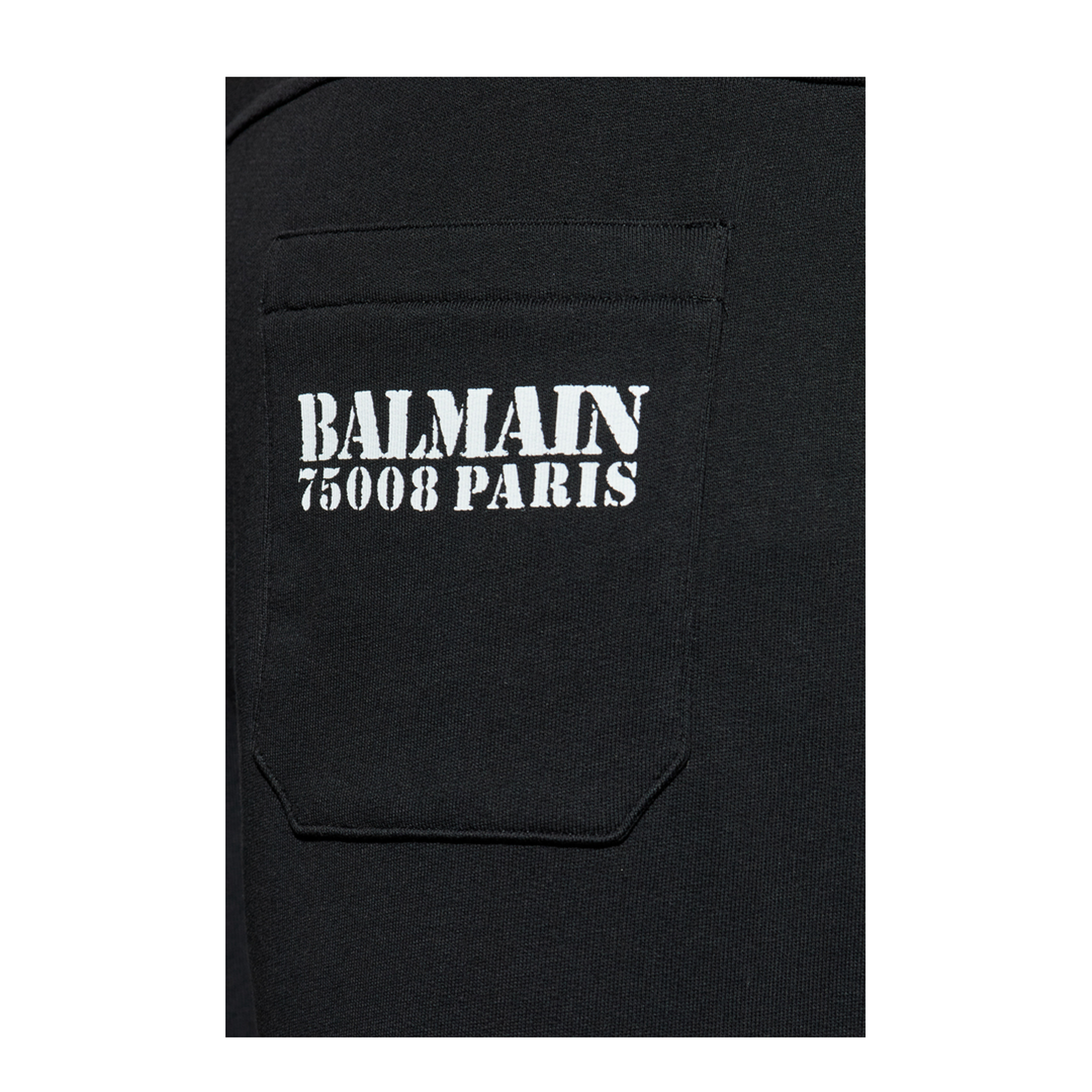 Sweatpants Cotton Knit Black