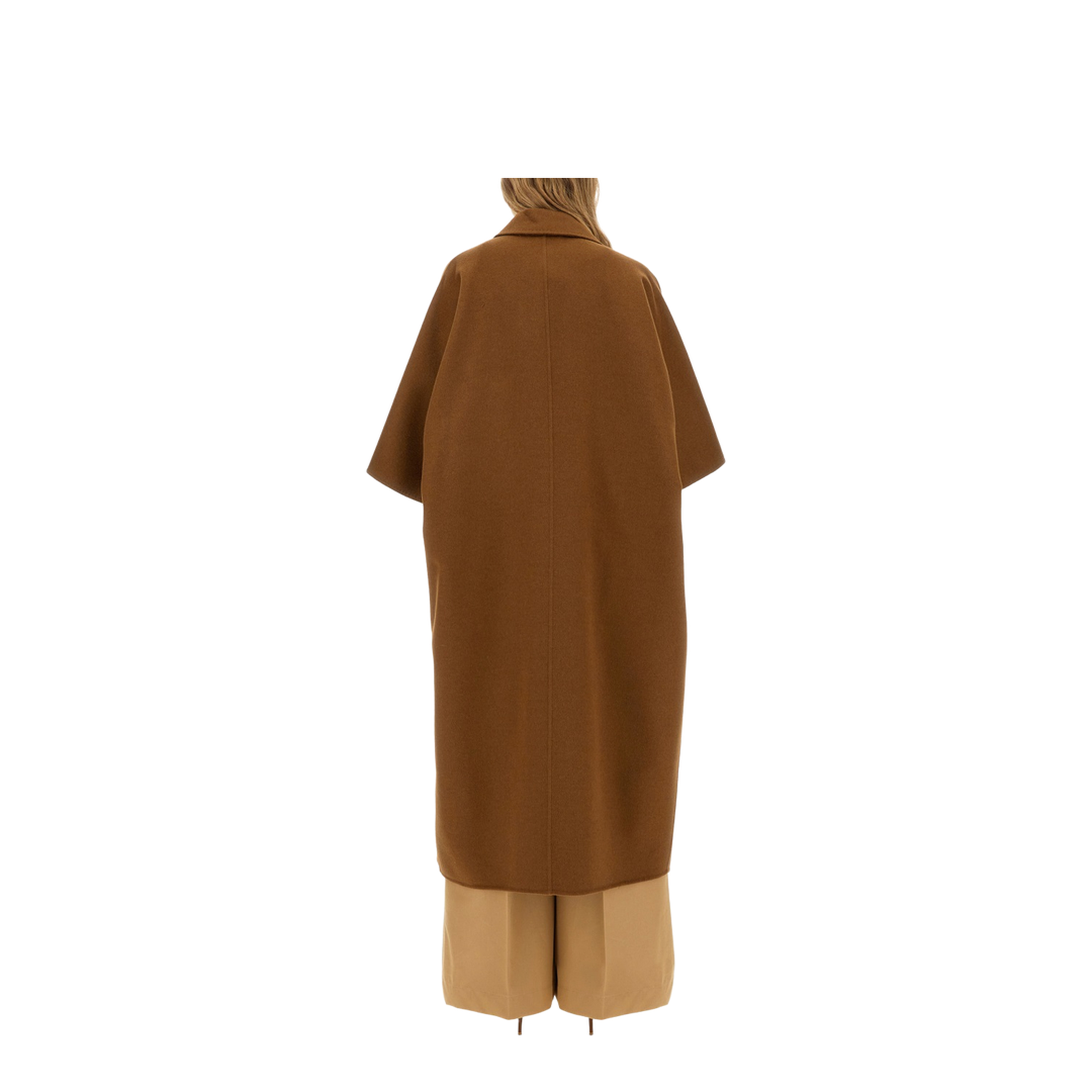 Camel Drap Cape Coat