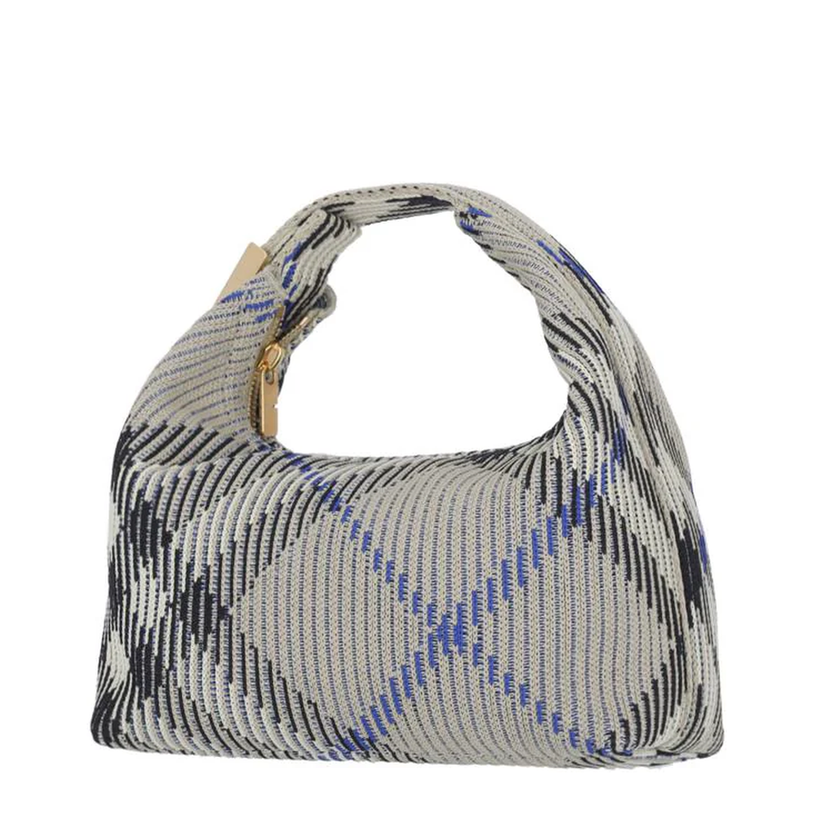 Embroidered Nylon Mini Peg Handbag