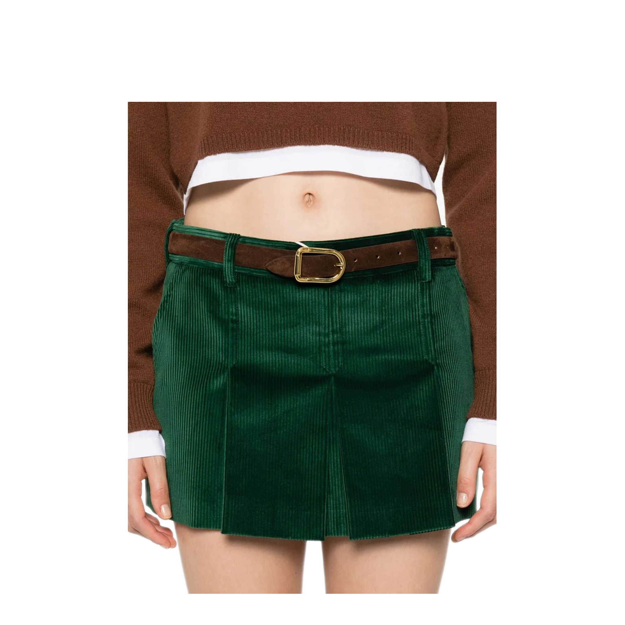 MAYFEYR - Miu Miu - Corduroy Skirt - MG2515SOOO13I4F0L76