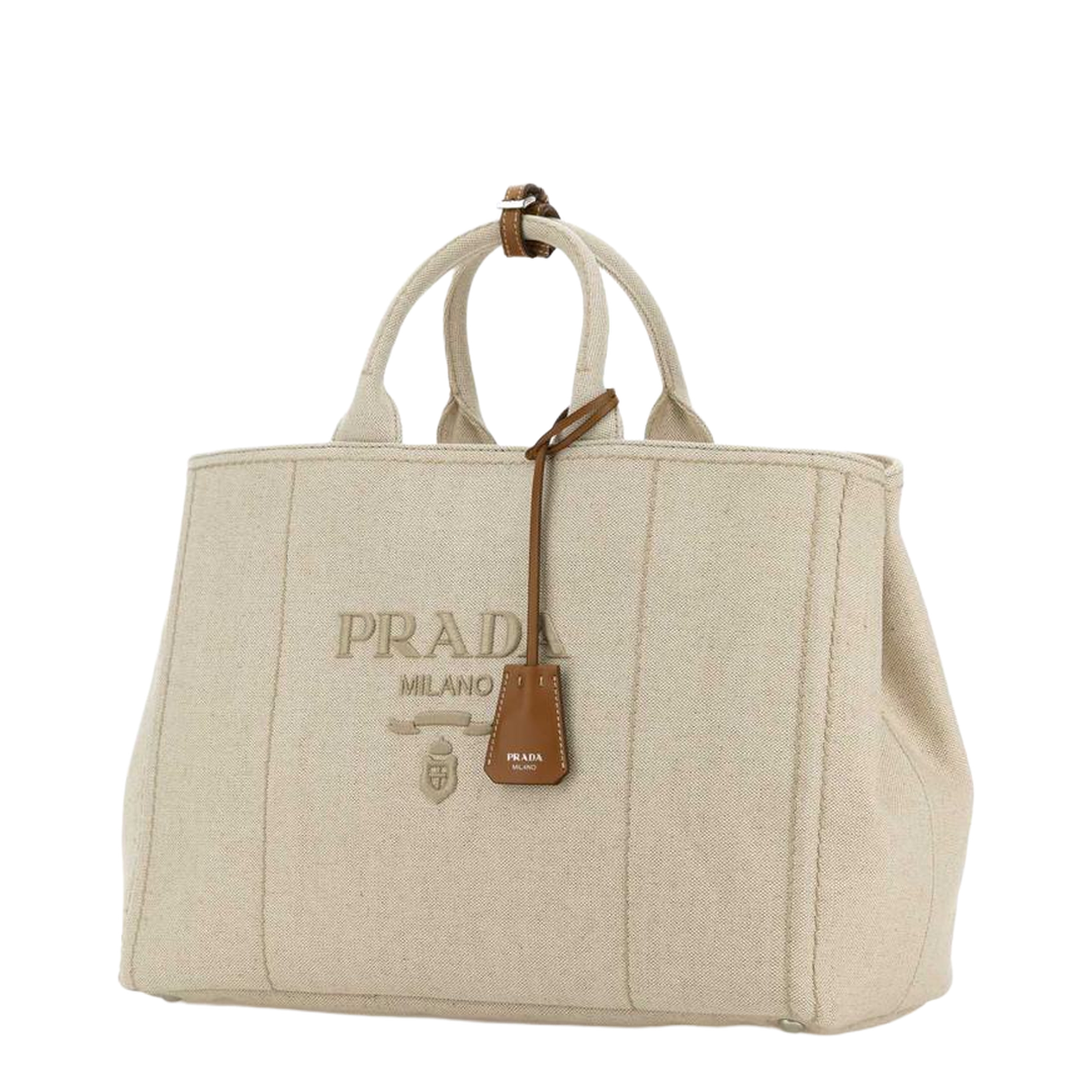 Sand Canvas Extra Large Jardinière Shopping Bag