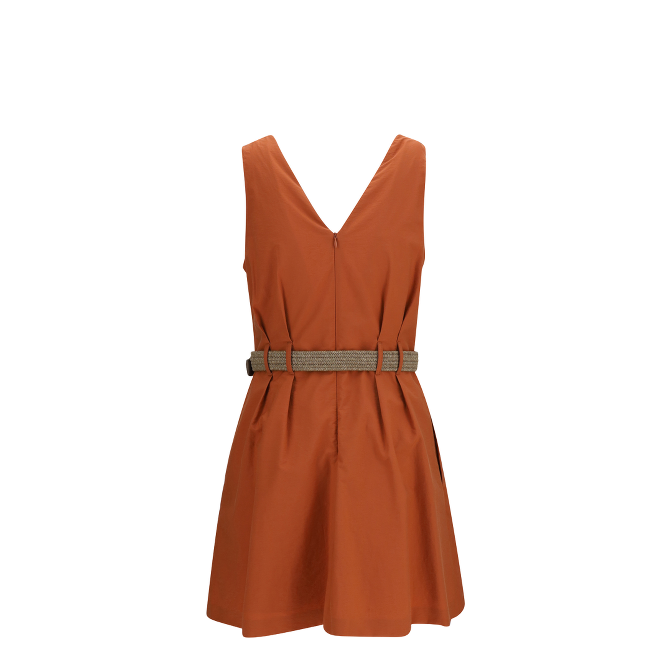 MAYFEYR - Brunello Cucinelli - Pleated Dress With Rope Belt - ML140A5354