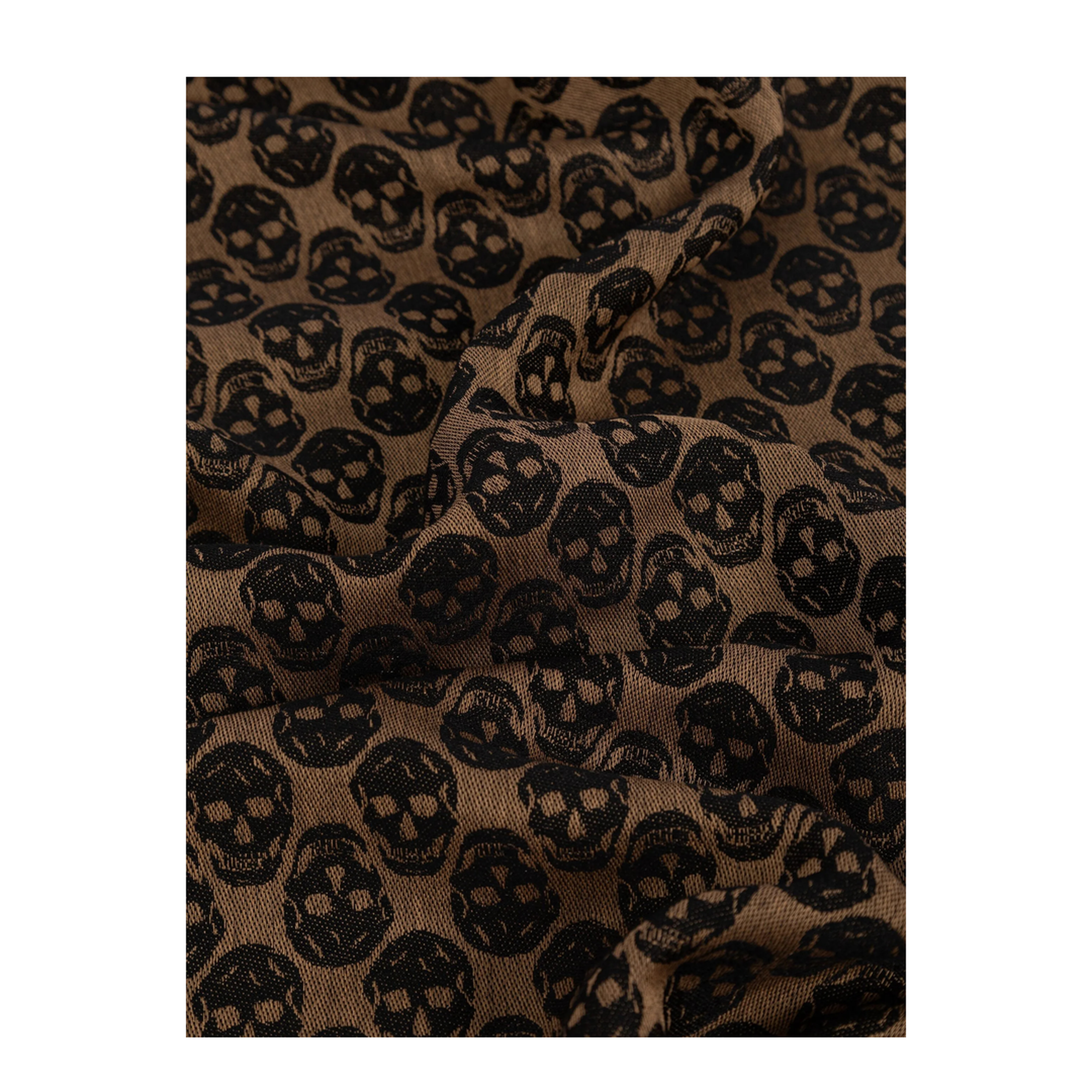 Scarf with a Distinctive Skull Motif