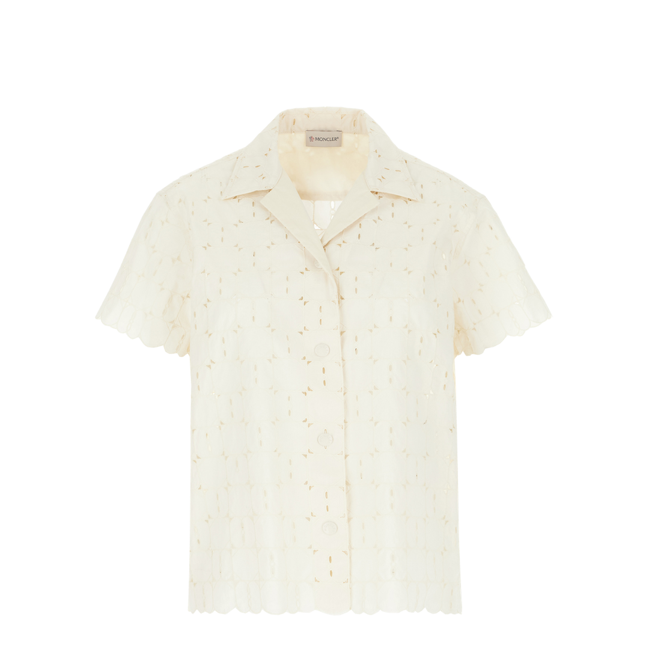 Short Sleeve Shirt Classic Collar Front Button Closure