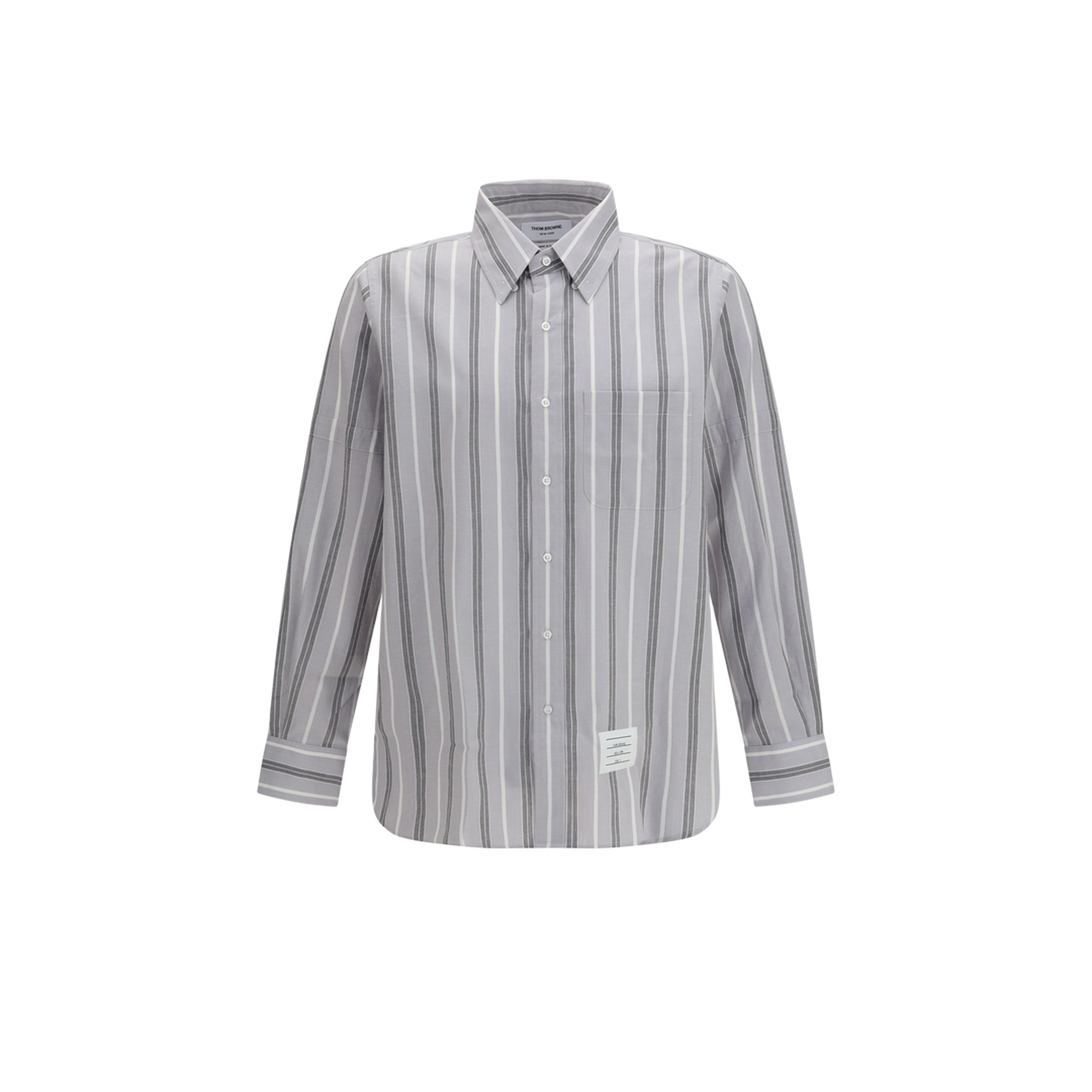 MAYFEYR - Thom Browne - Madras Striped Armband Shirt - MWL437OF1157