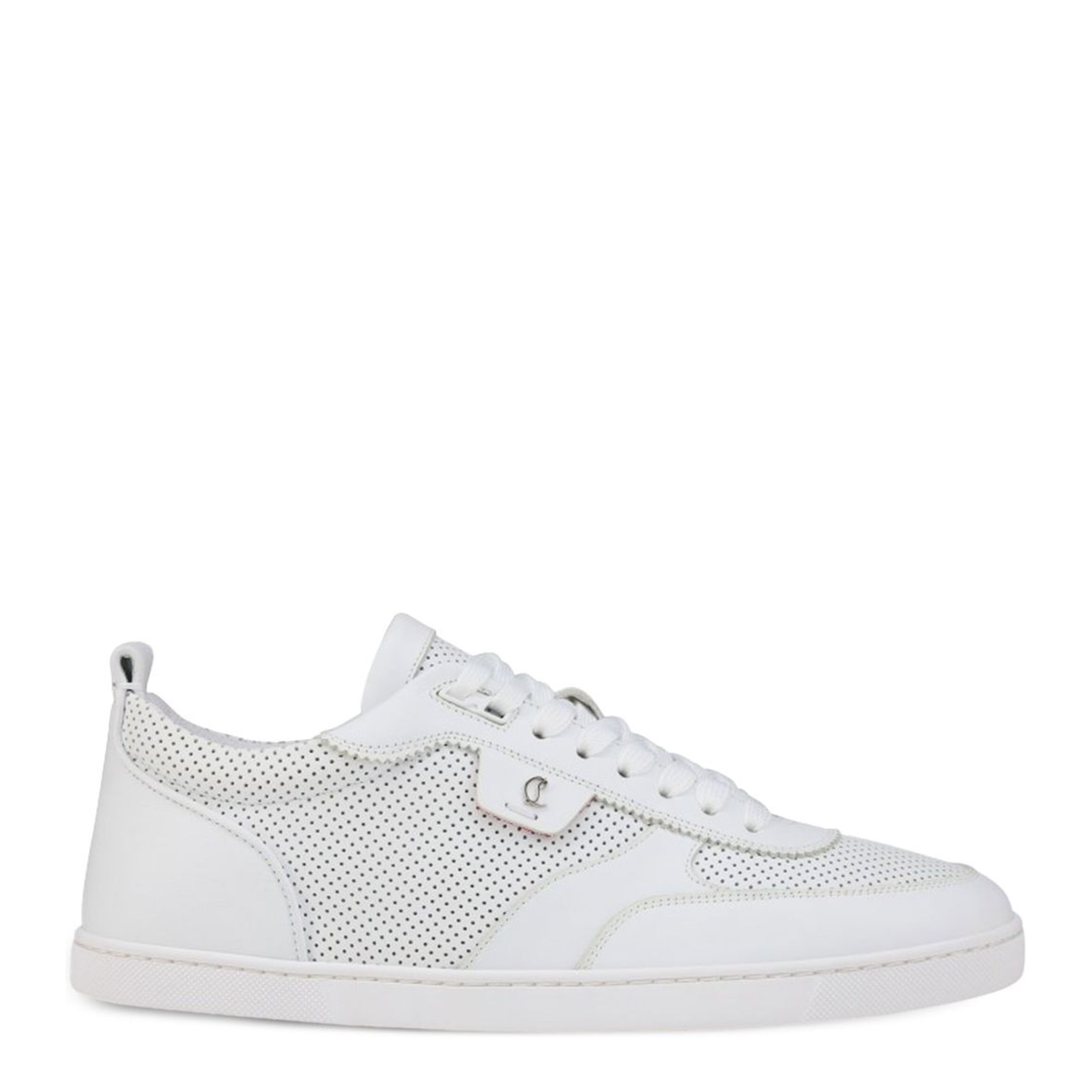 White Front Lace-Up Fastening Shoes