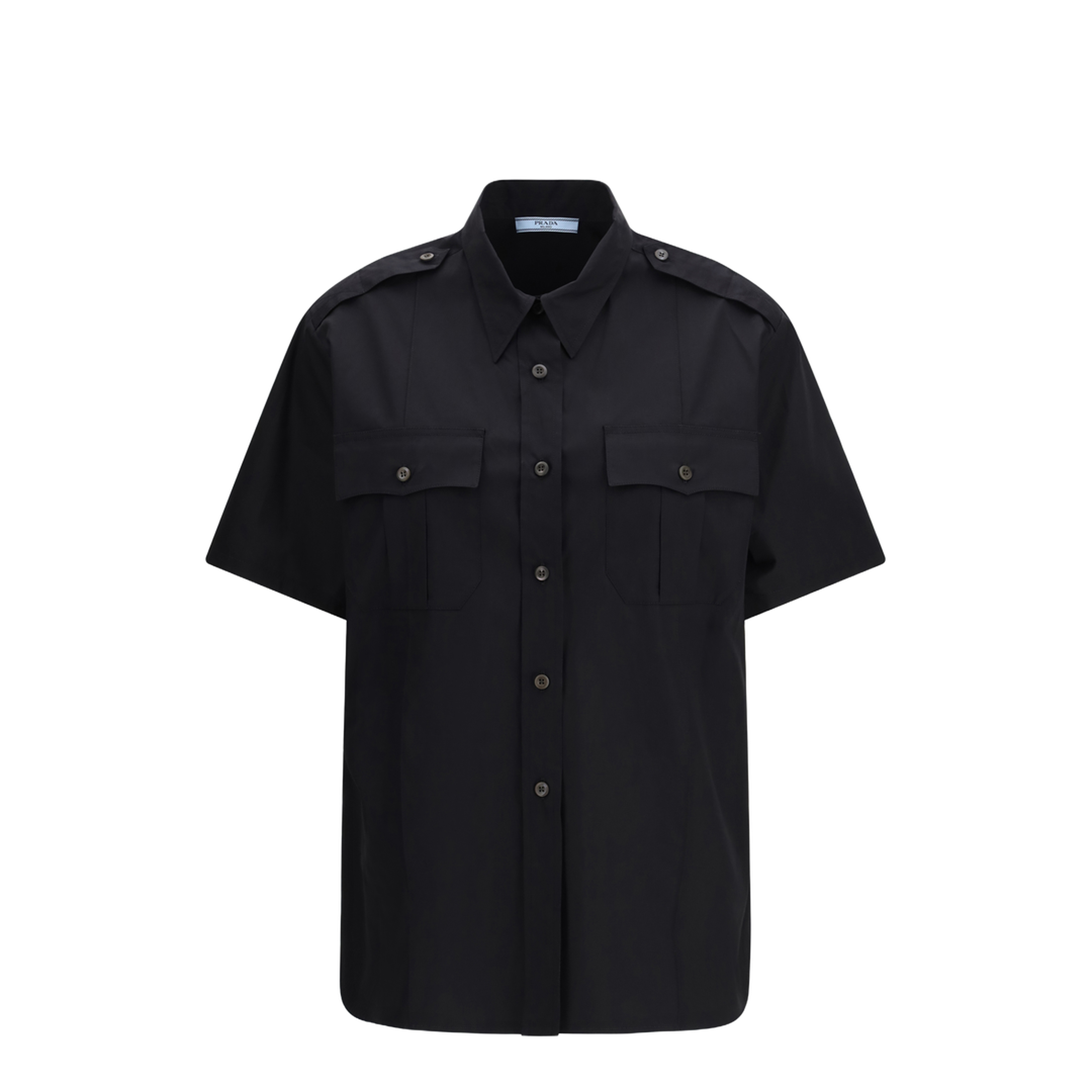 MAYFEYR - Prada - Short-Sleeve Poplin Shirt - P411JSOOO1XV2
